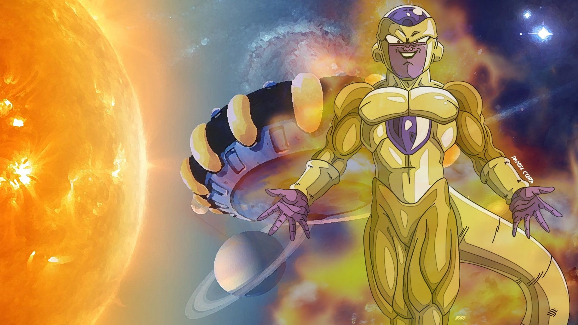 Golden Frieza, Anime villain, Dragon Ball Super, Super Saiyan Rose, 1920x1080 Full HD Desktop