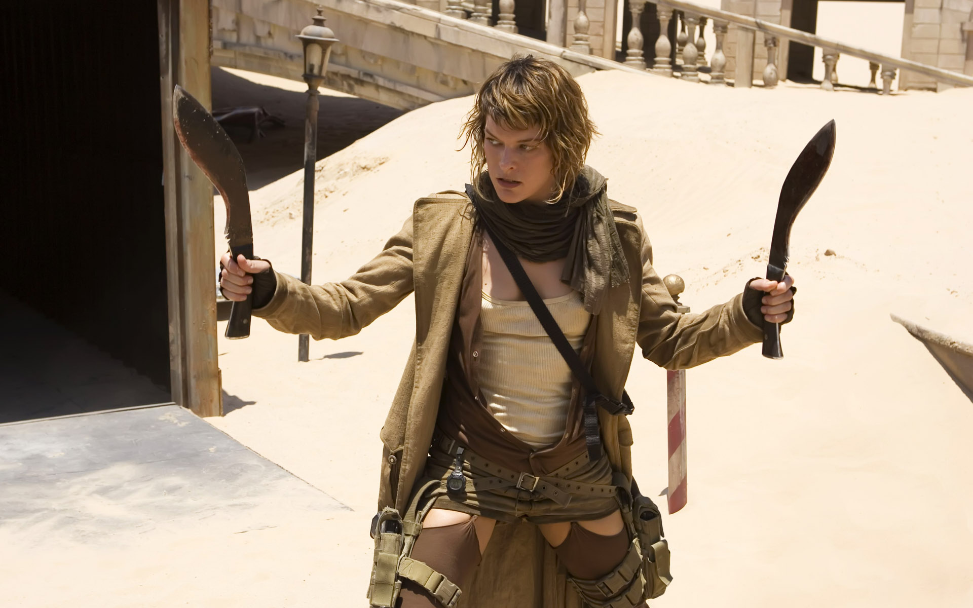 Resident Evil movies, Milla Jovovich, Exciting films, Thrilling performances, 1920x1200 HD Desktop