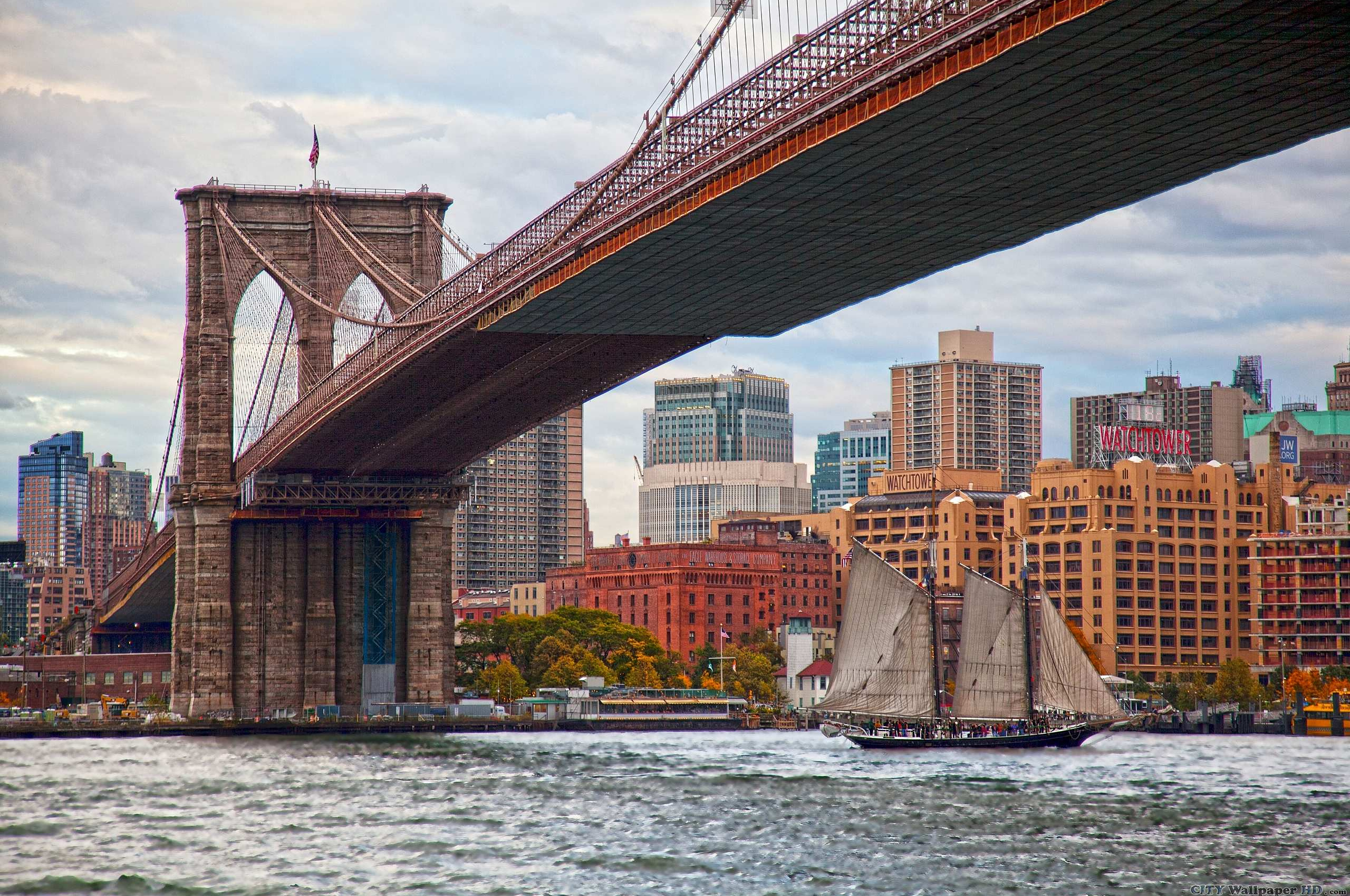 Brooklyn Bridge, Free download, Desktop tablet, Wallpapers, 2560x1700 HD Desktop