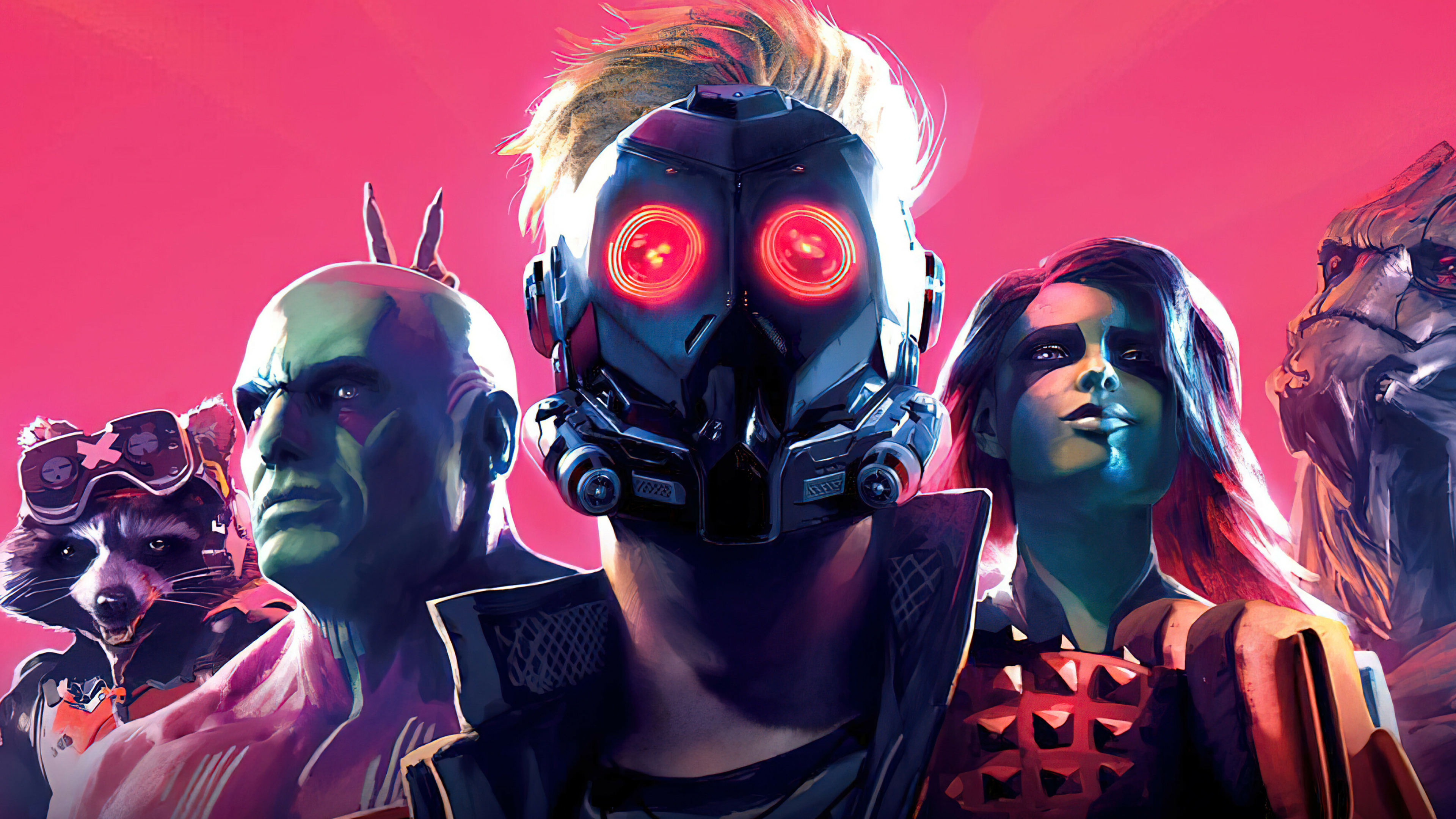 Poster, Marvel's Guardians of the Galaxy Wallpaper, 3840x2160 4K Desktop