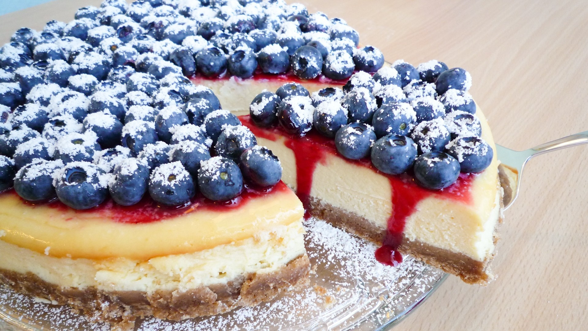 Classic dessert, Cream cheese filling, Graham cracker crust, Rich flavors, 1920x1080 Full HD Desktop