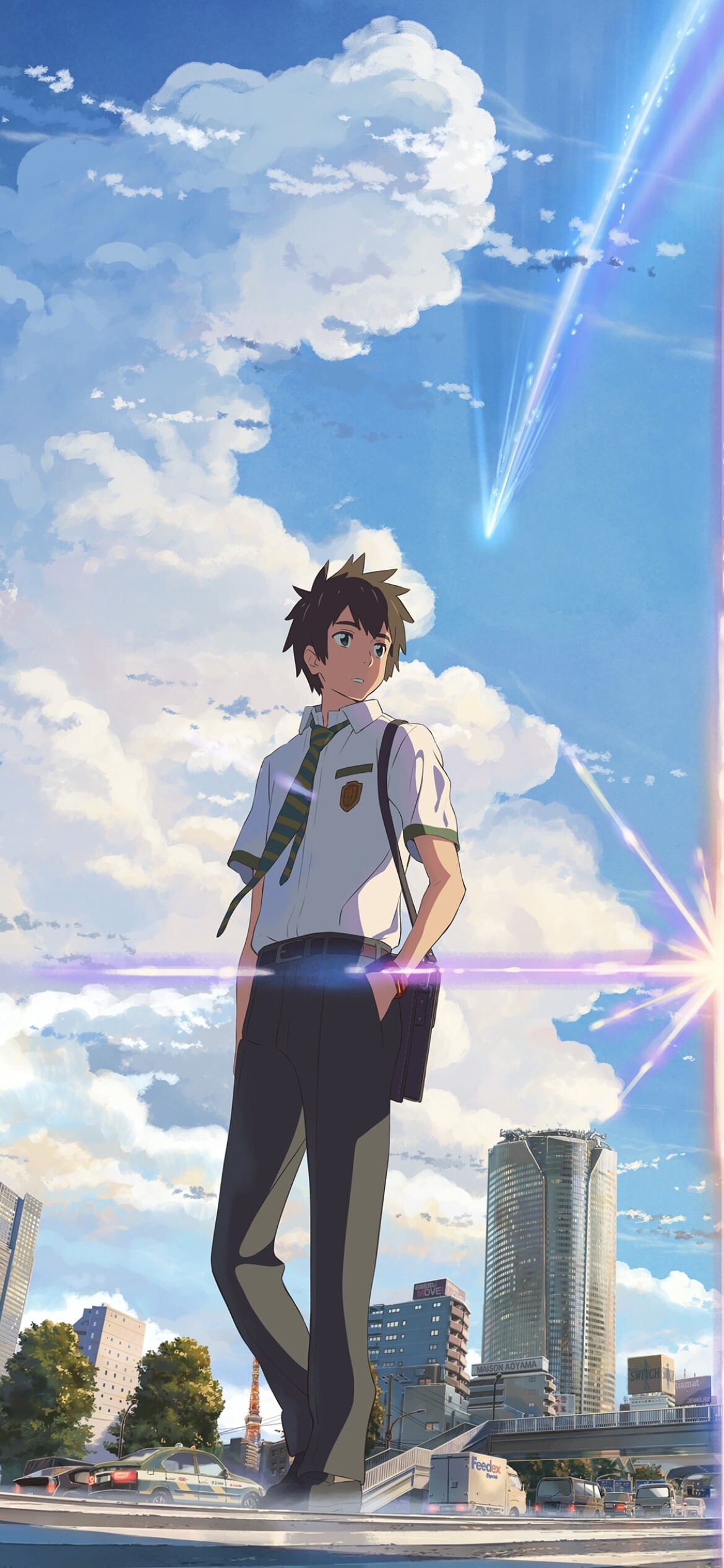 Your Name, Anime art, Beautiful illustration, Emotional, 1170x2540 HD Phone