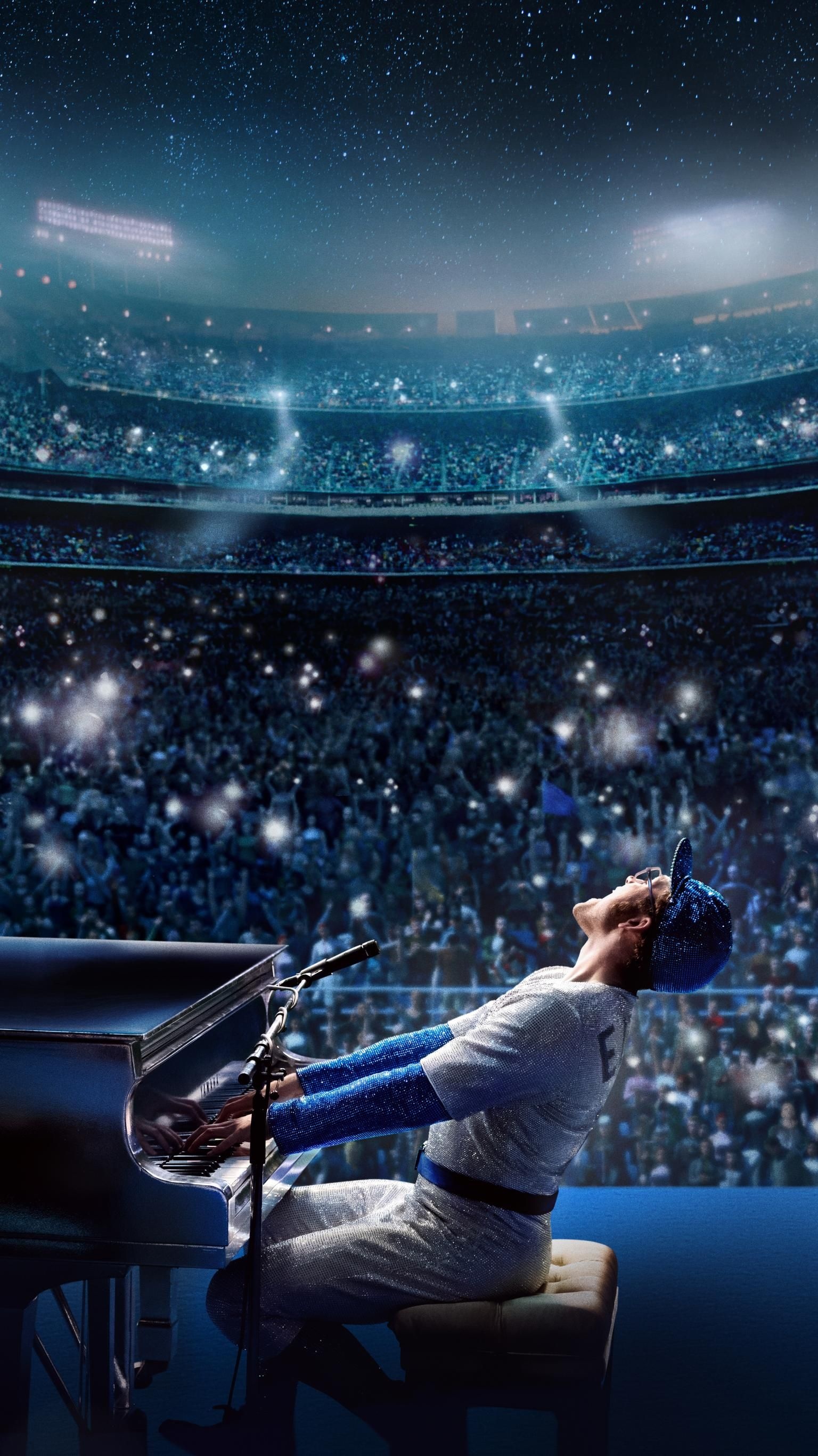 Rocketman: Phone wallpaper, Movie art, Film stills, Taron Egerton's portrayal, 1540x2740 HD Phone