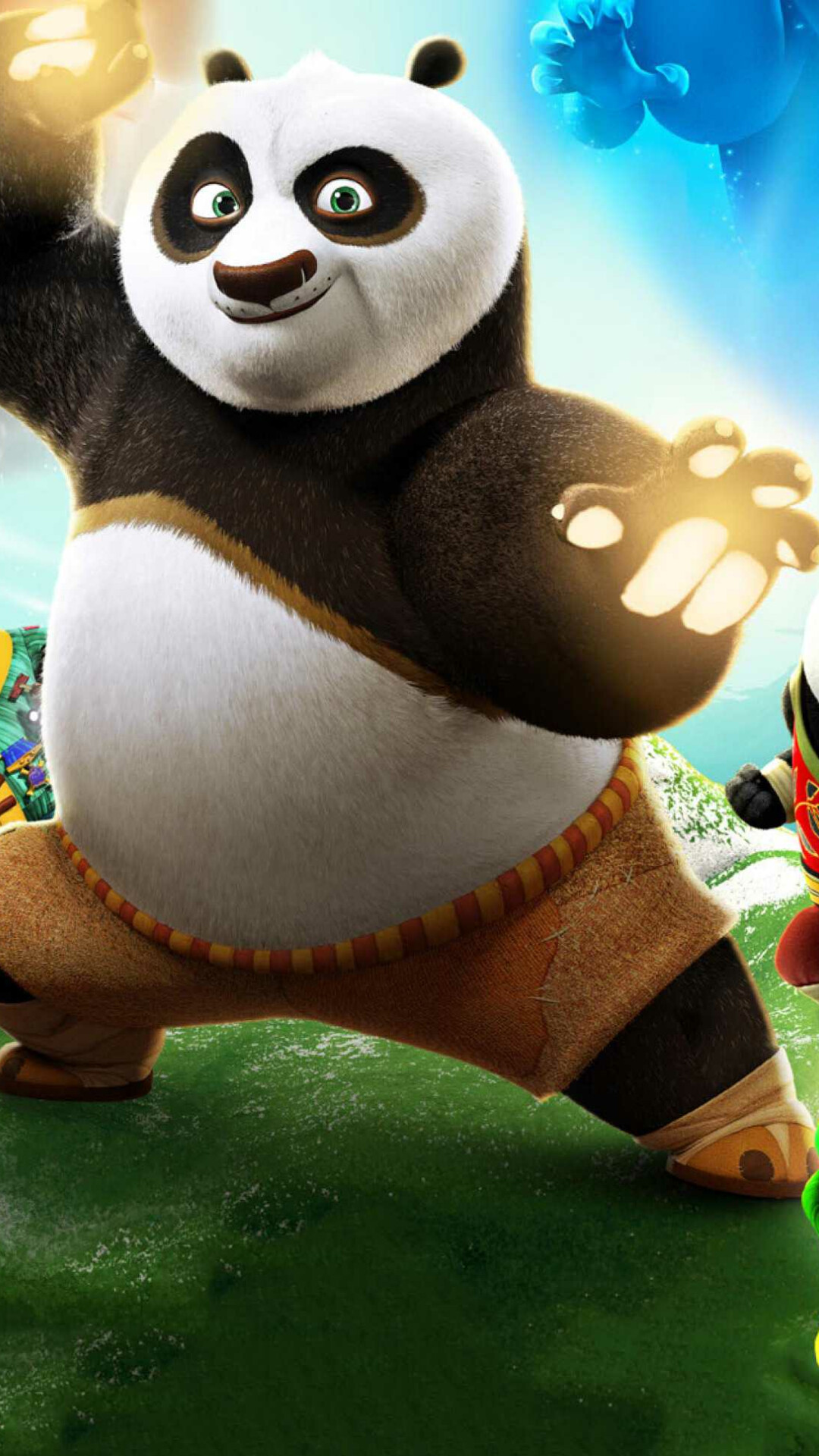 Kung Fu Panda wallpaper, Action-packed imagery, Martial arts mastery, Epic scenes, 1080x1920 Full HD Phone