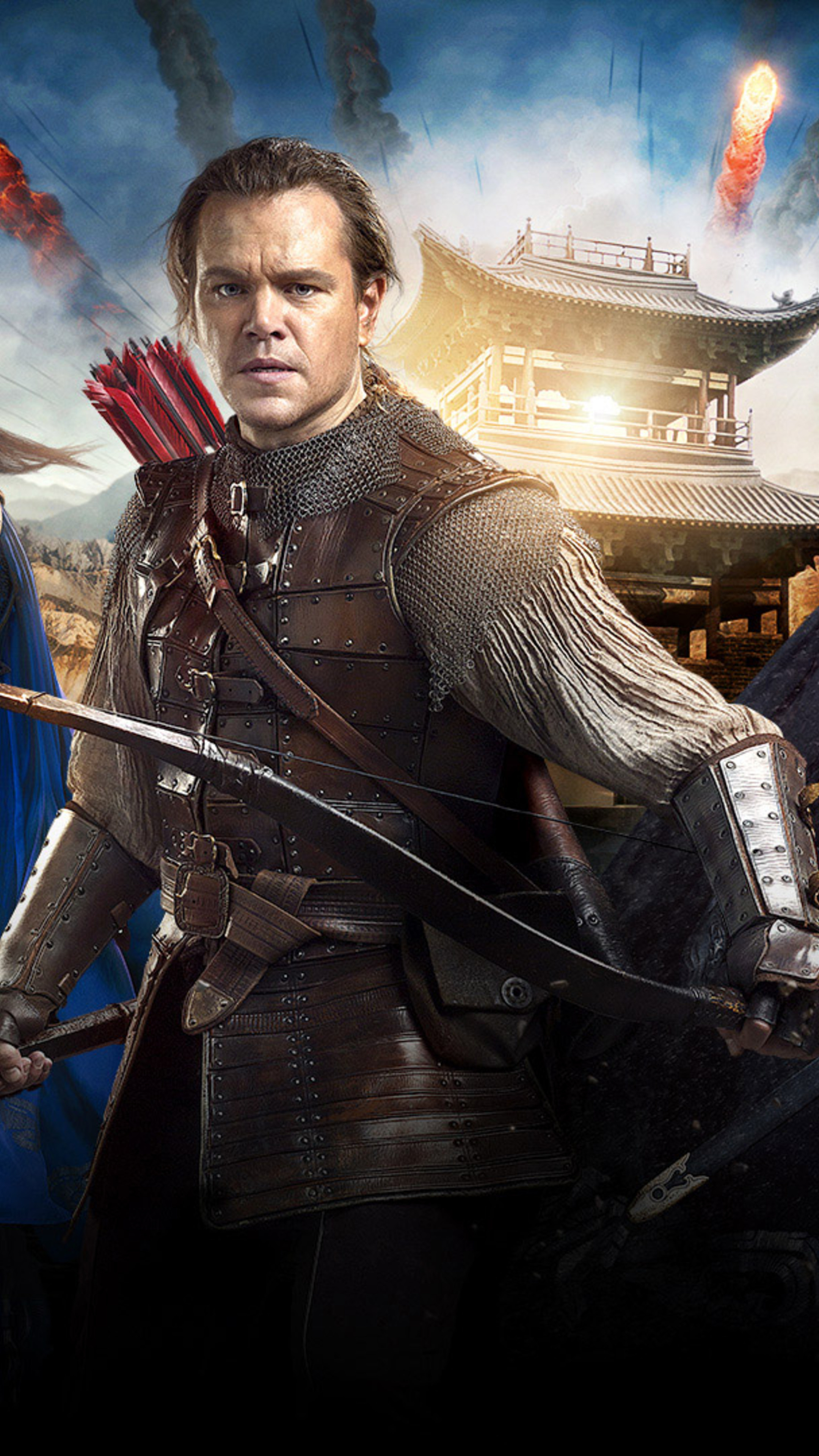 Matt Damon, Movies, The Great Wall, Sony Xperia, 2160x3840 4K Phone