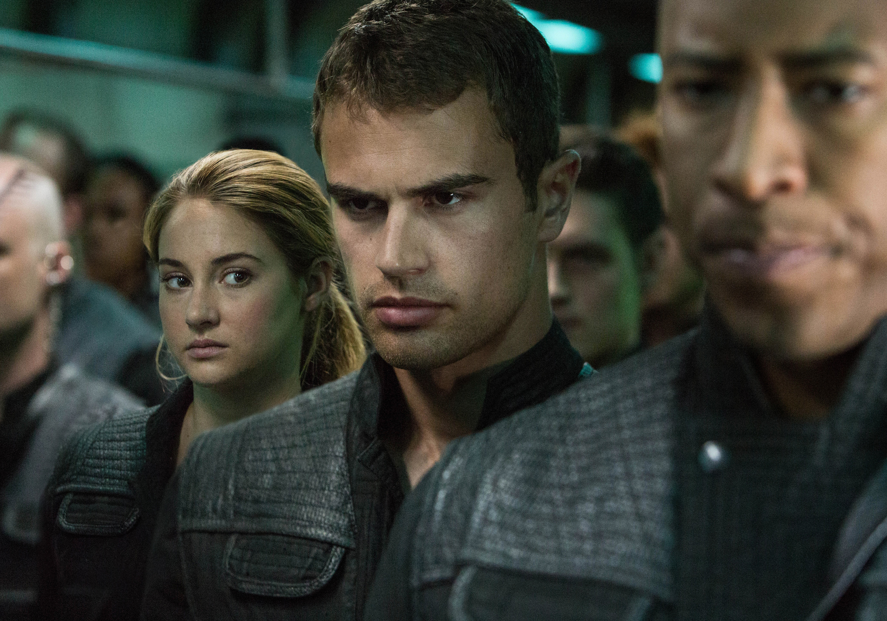 Theo James, Shailene Woodley, Divergent, 3000x2110 HD Desktop