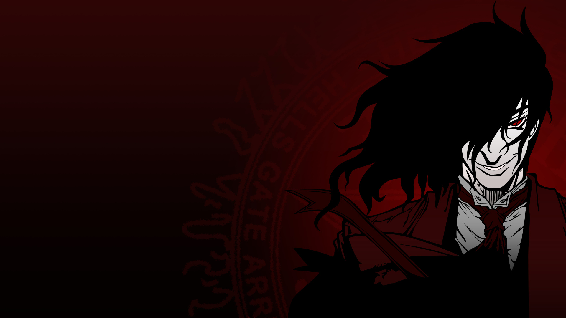 Free download Alucard Hellsing background, Dark wallpaper, 1024x1024 resolution, 1920x1080 Full HD Desktop