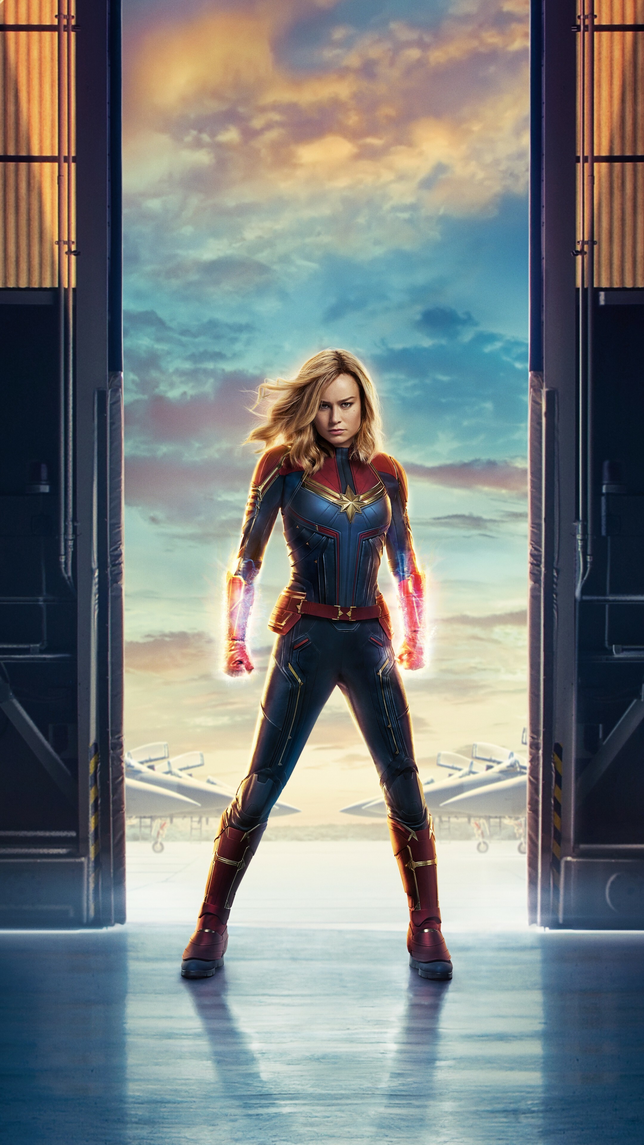 Brie Larson, Marvel Wallpaper, 2160x3840 4K Phone