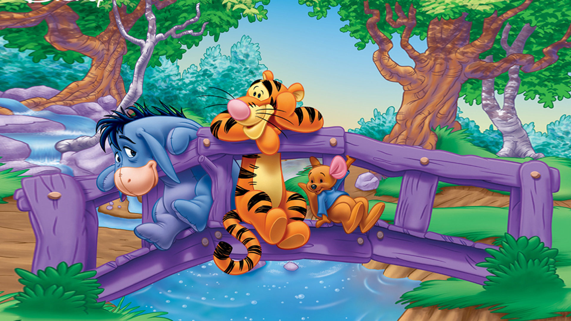 Eeyore and Roo, Tigger (Winnie-the-Pooh) Wallpaper, 1920x1080 Full HD Desktop