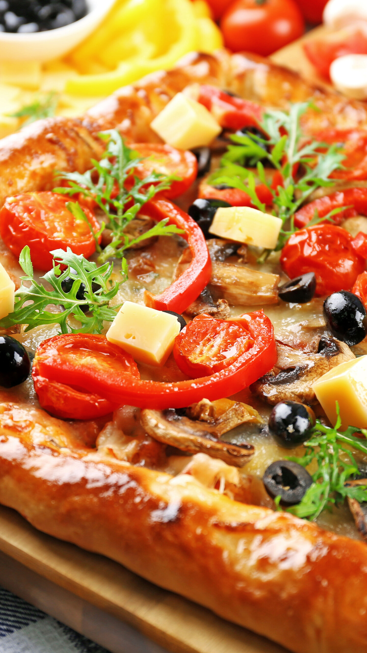 Mouthwatering pizza, Irresistible food, Food cravings, Savory and cheesy, 1440x2560 HD Phone