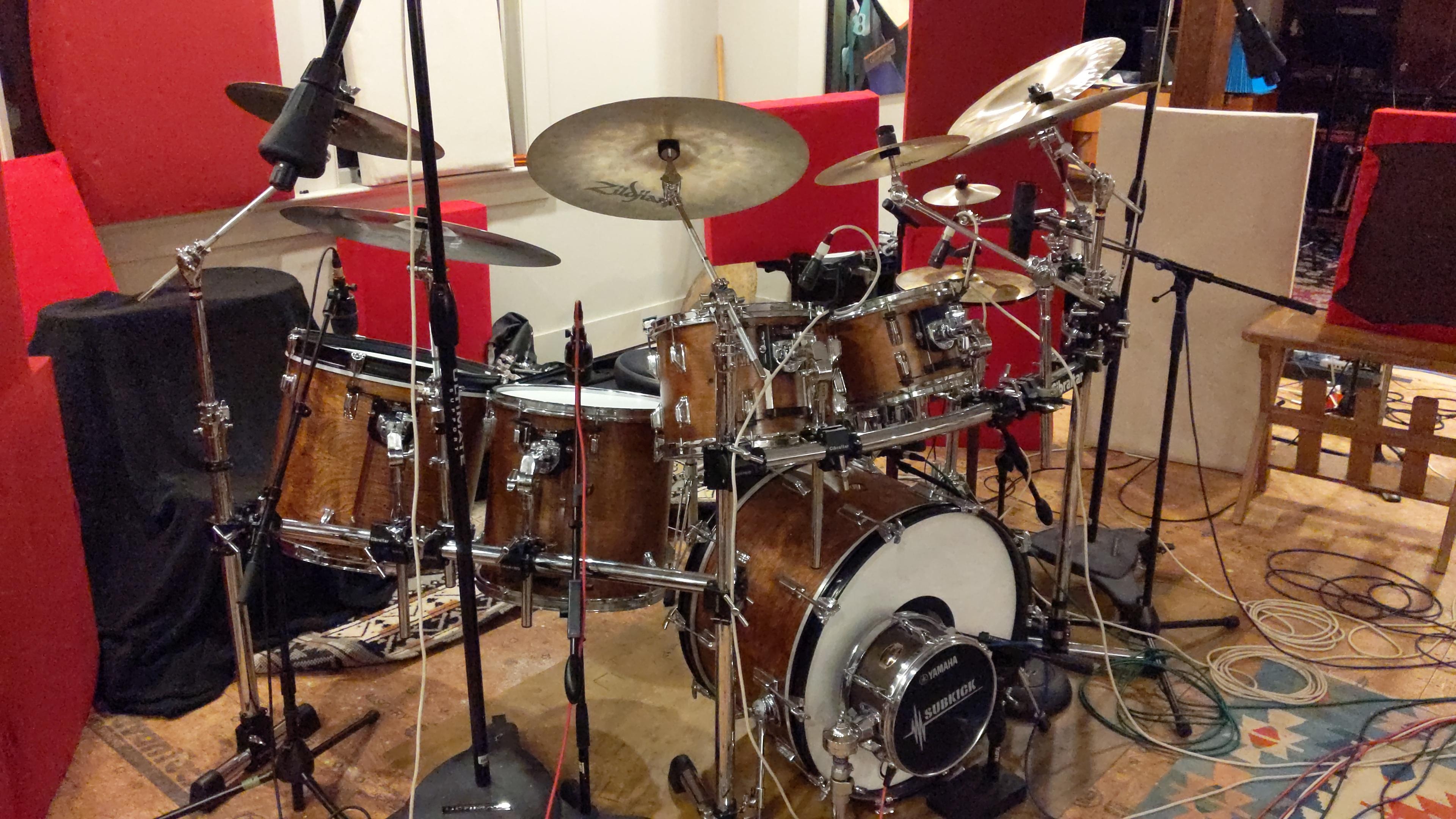 Album tracking finished, Real drumset, Rogers drums, Feels like home, 3840x2160 4K Desktop