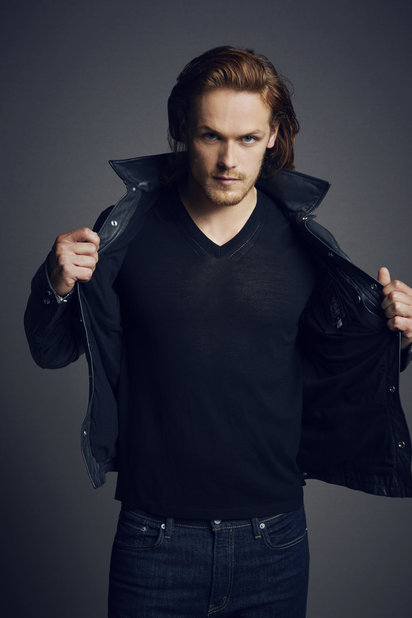 Sam Heughan, Comic Con portraits, Outlander TV series, Photo 37793397, 1370x2050 HD Phone