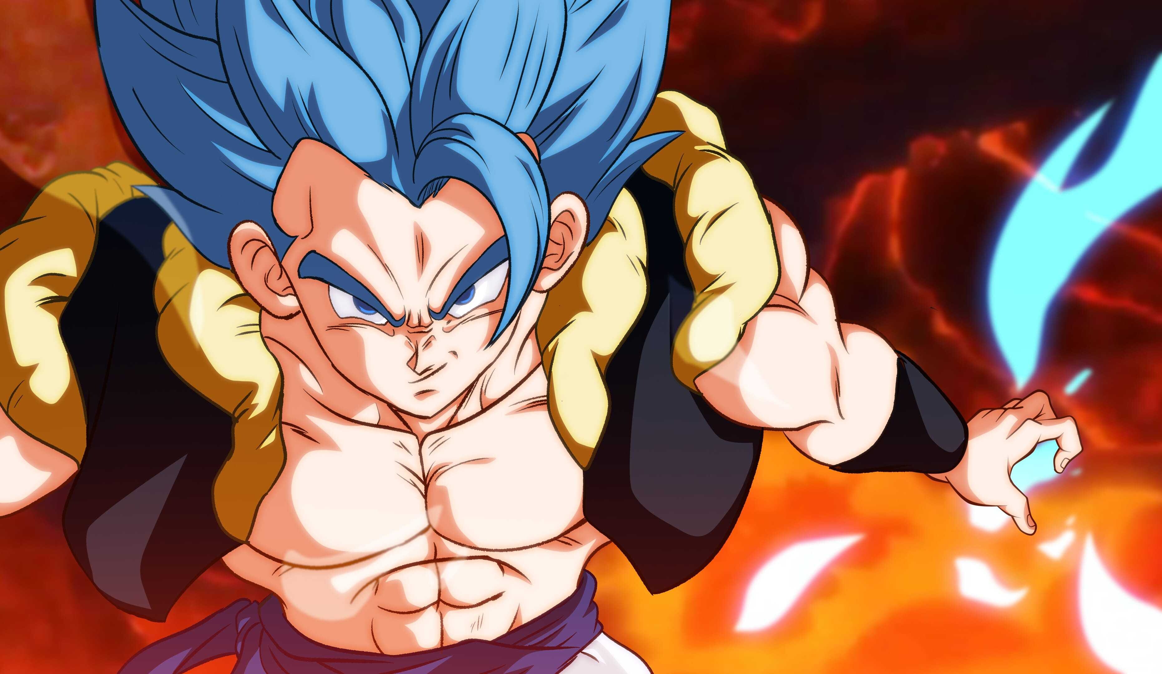 Anime character, Powerful fusion, Desktop wallpaper, Gogeta, 3730x2160 HD Desktop