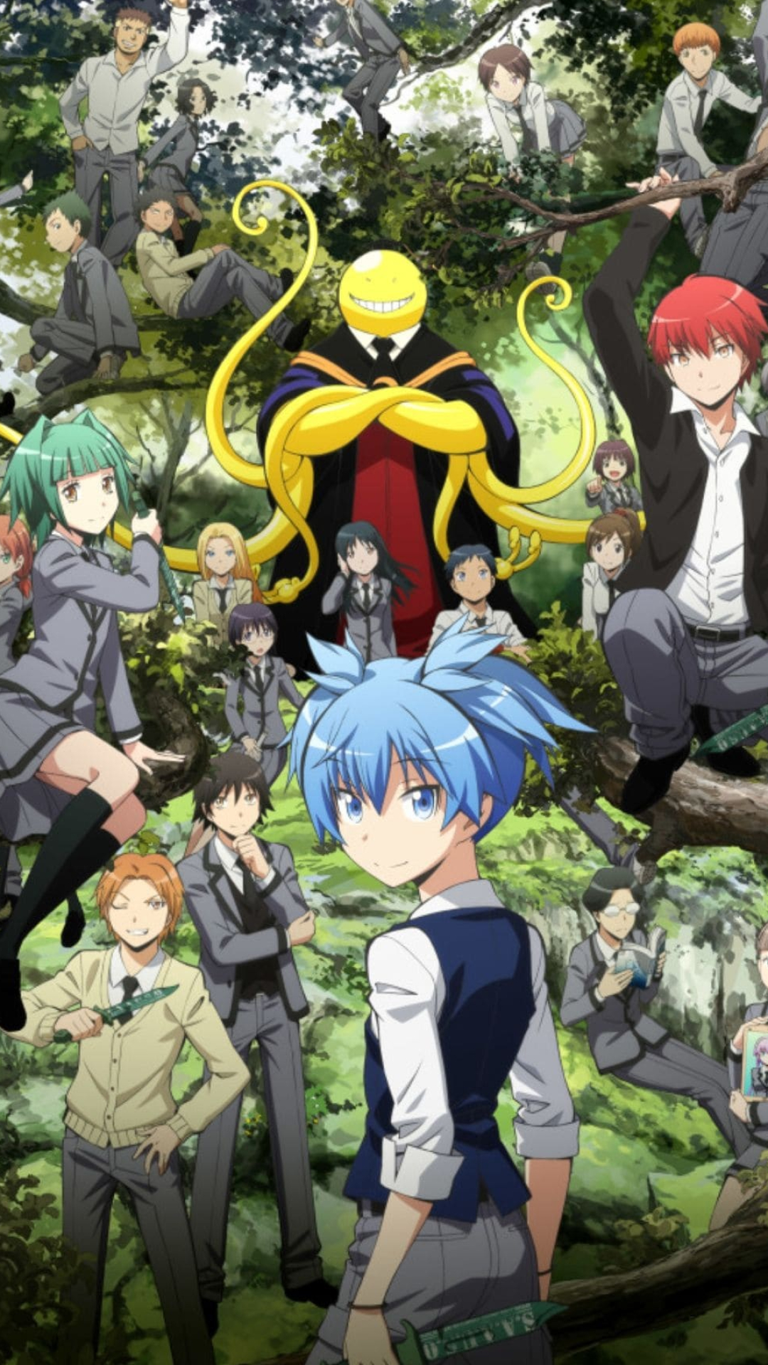 Assassination Classroom, Anime, Classroom, Assassination, 1080x1920 Full HD Phone