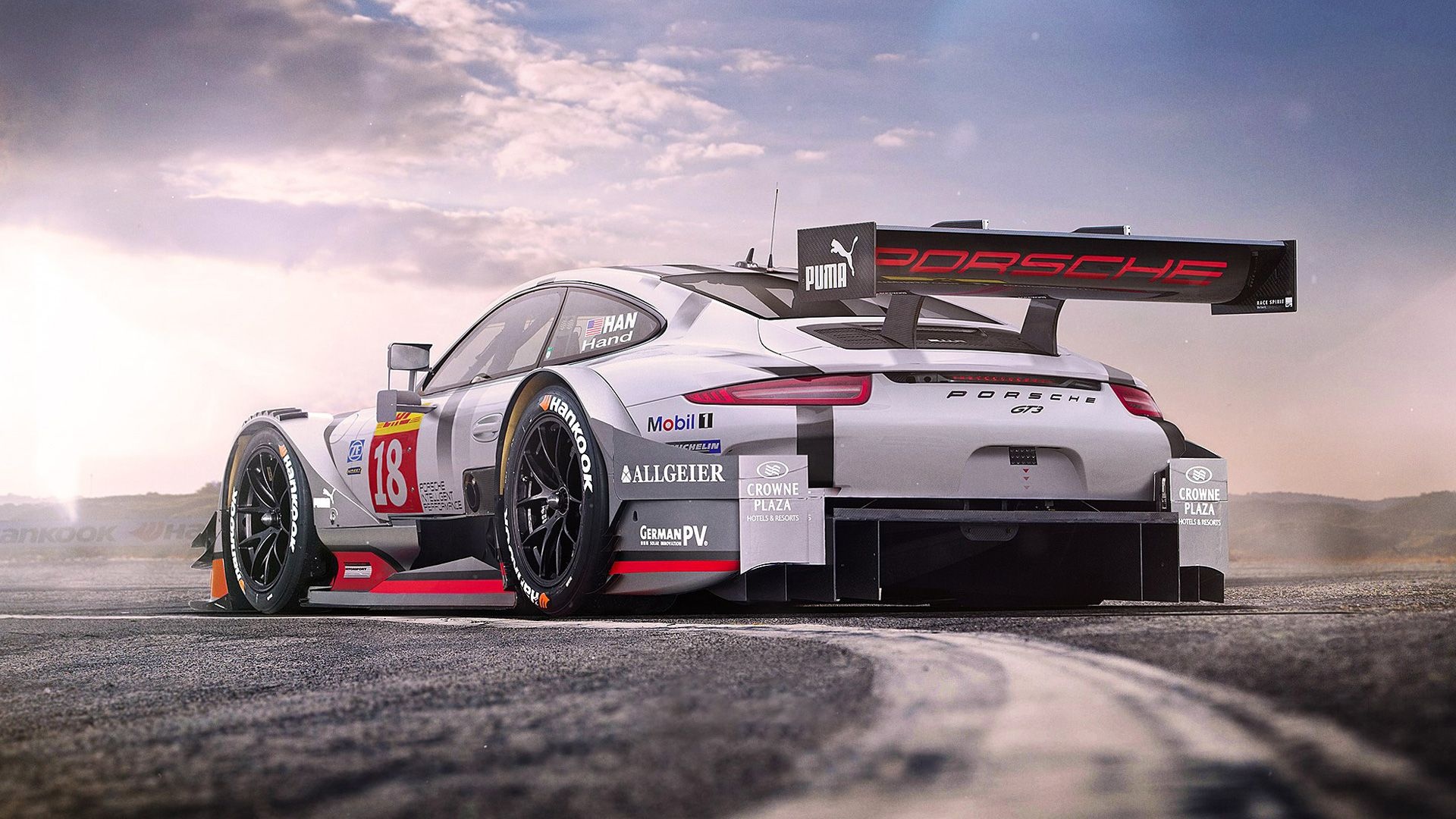 GT3 racing wallpapers, Thrilling motorsport, High-speed action, Adrenaline-fueled races, 1920x1080 Full HD Desktop