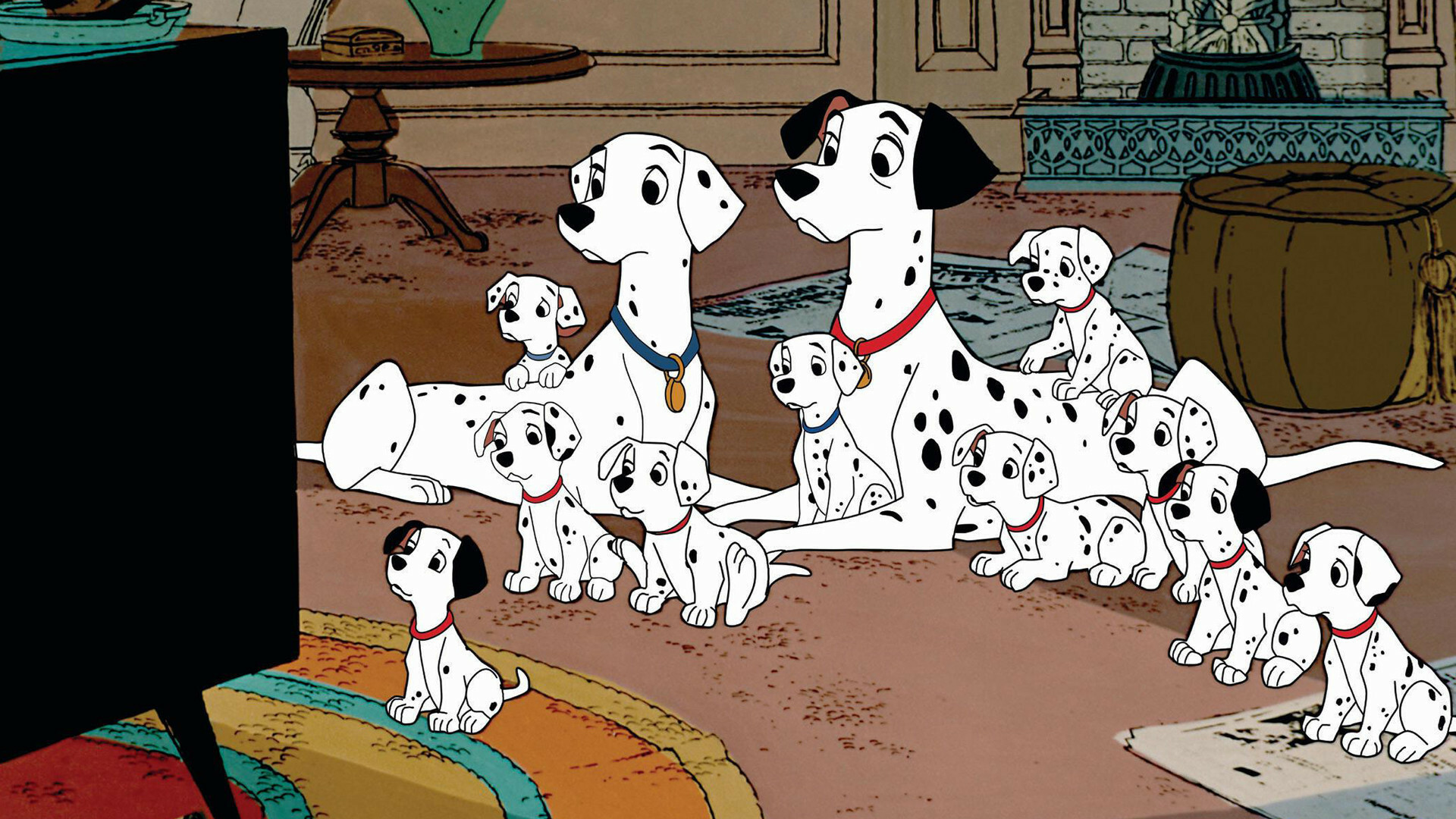 101 Dalmatians wallpapers, Cartoon HQ, Classic animated film, Artistic design, 1920x1080 Full HD Desktop