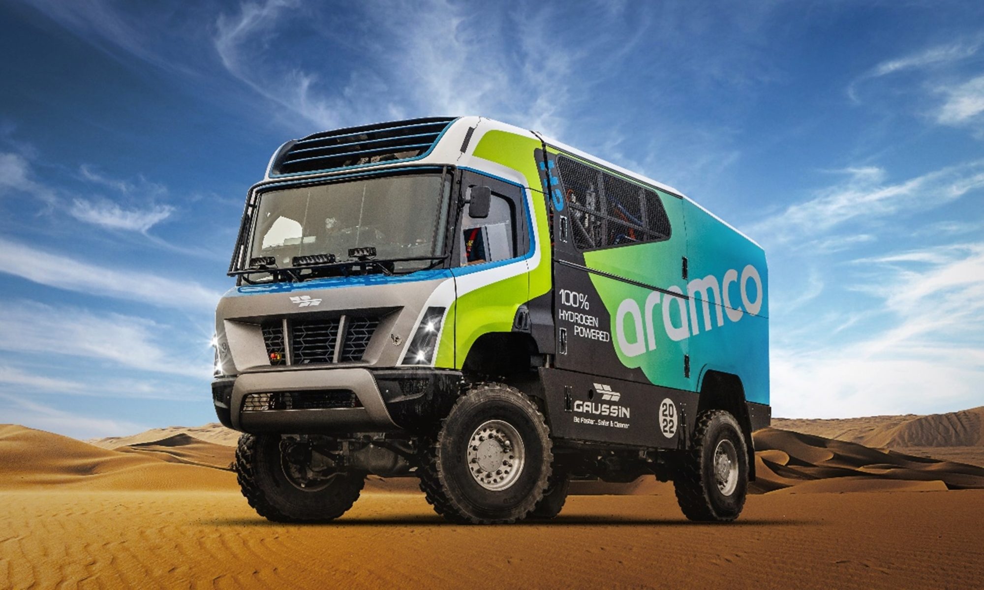 Gaussin hydrogen truck, Dakar Rally Wallpaper, 2000x1200 HD Desktop