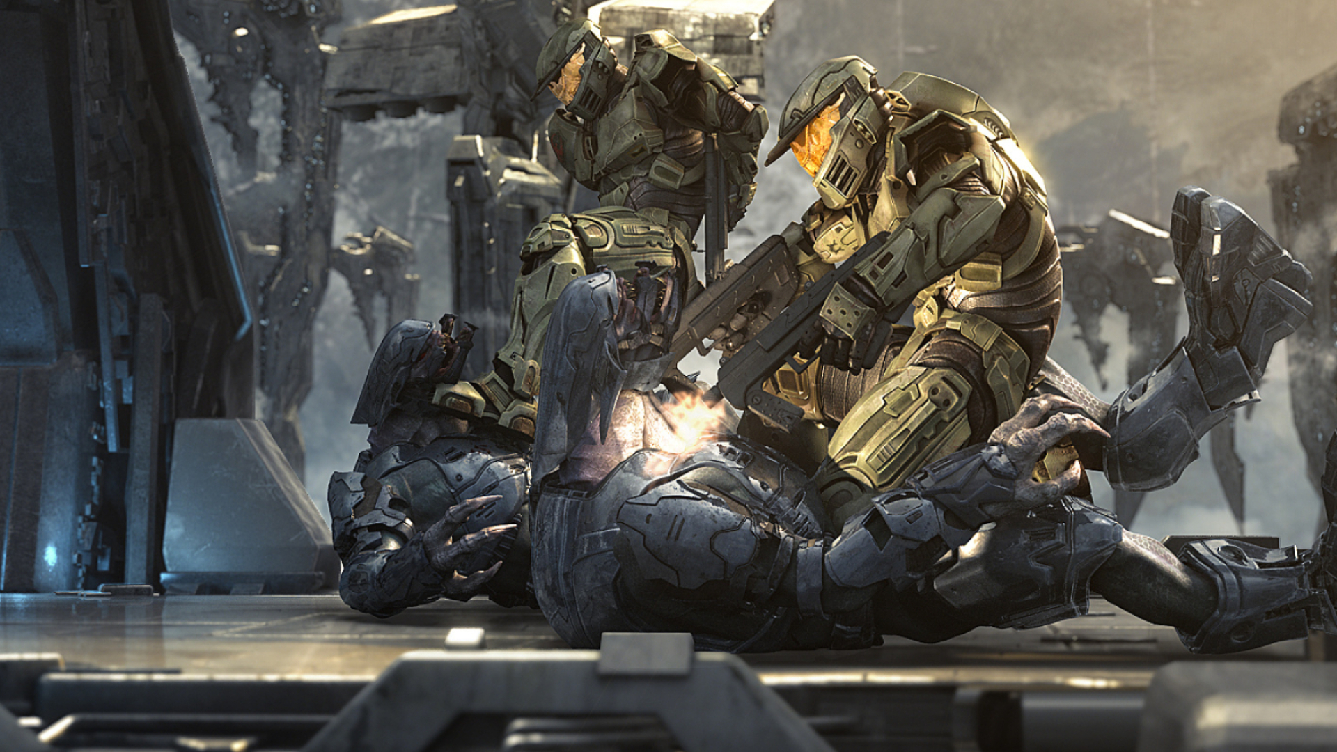 Halo Wars, Artistic wallpapers, Unforgettable moments, Legendary saga, 1920x1080 Full HD Desktop