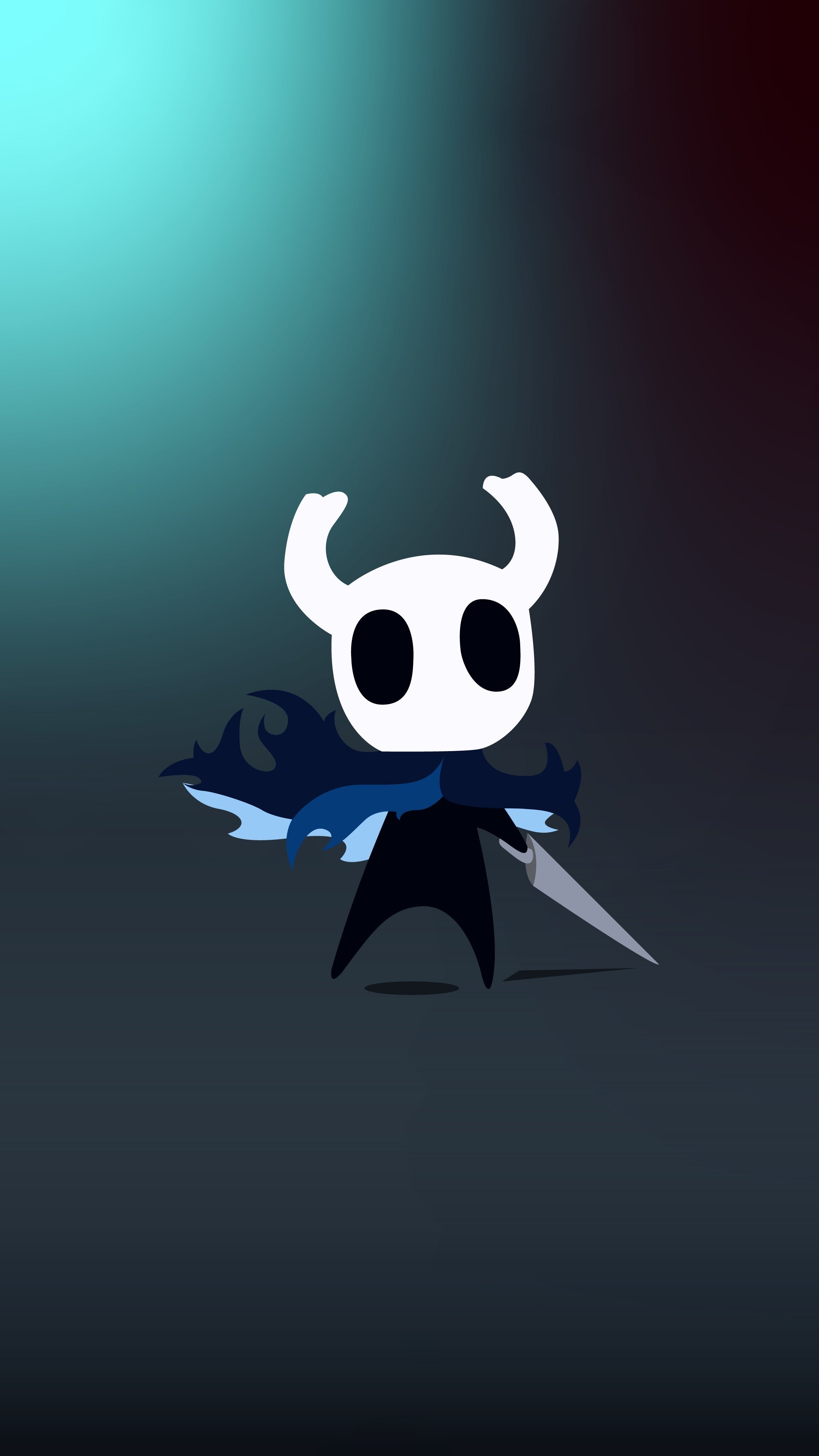 The Knight, Old Nail, tattered blue cloak, 4K Phone wallpaper