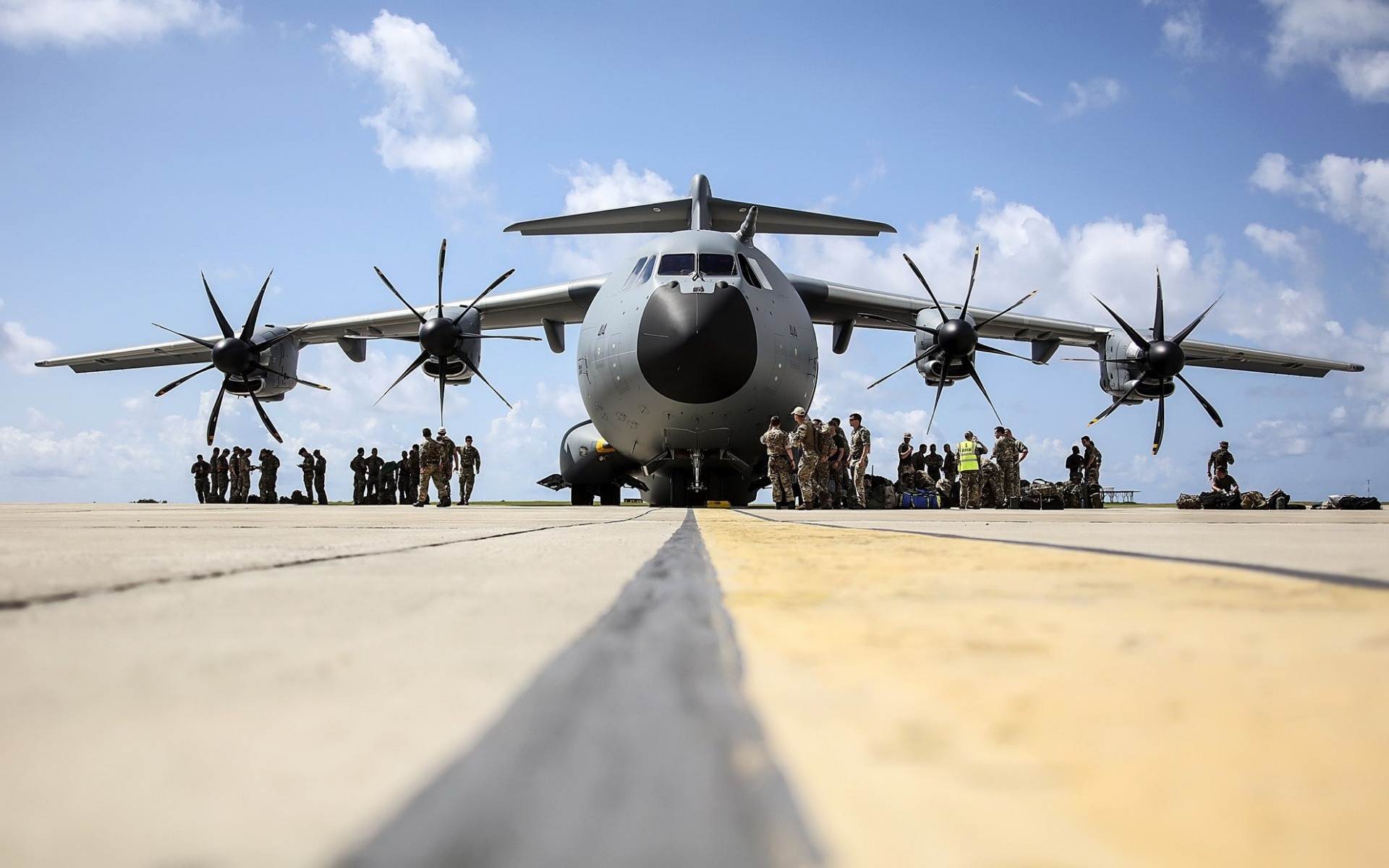 Download wallpapers Lockheed C-130 Hercules, military transport aircraft, American aircraft, paratroopers, NATO, US, US Air Force for desktop with resolution. High Quality HD pictures wallpapers 1920x1200