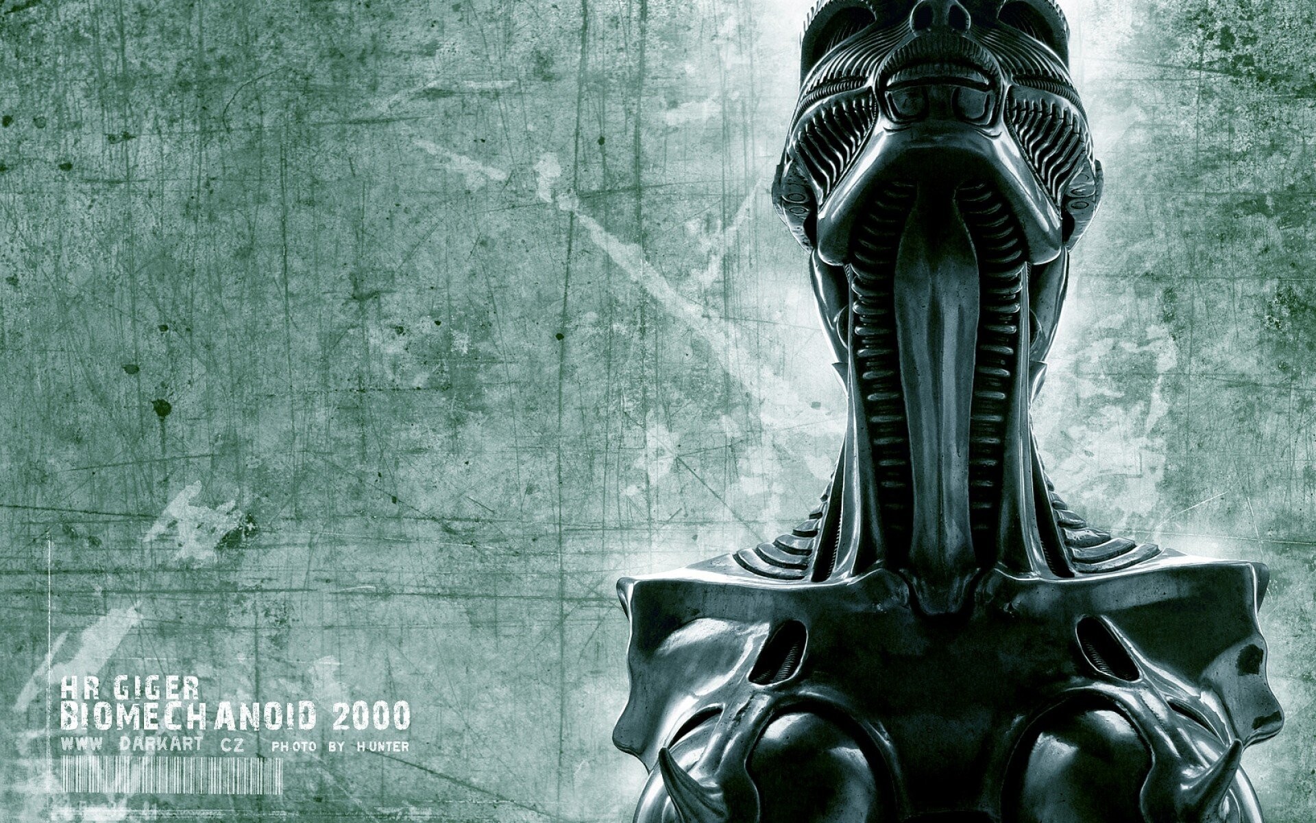Biomechanoid 2000, H.R. Giger Wallpaper, 1920x1200 HD Desktop