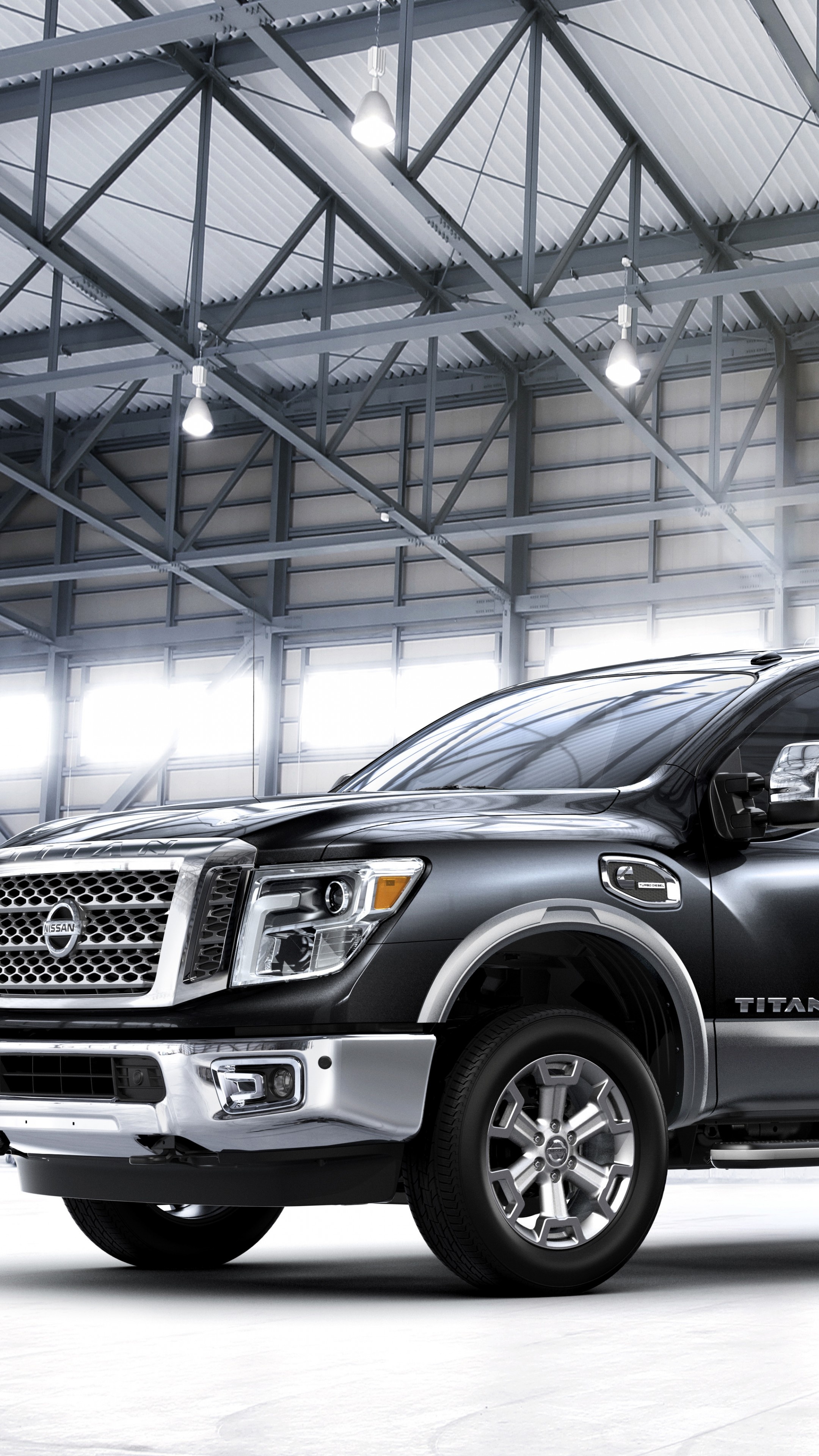 Nissan Titan, Concept sports car, Frankfurt 2015, Cutting-edge design, 2160x3840 4K Phone