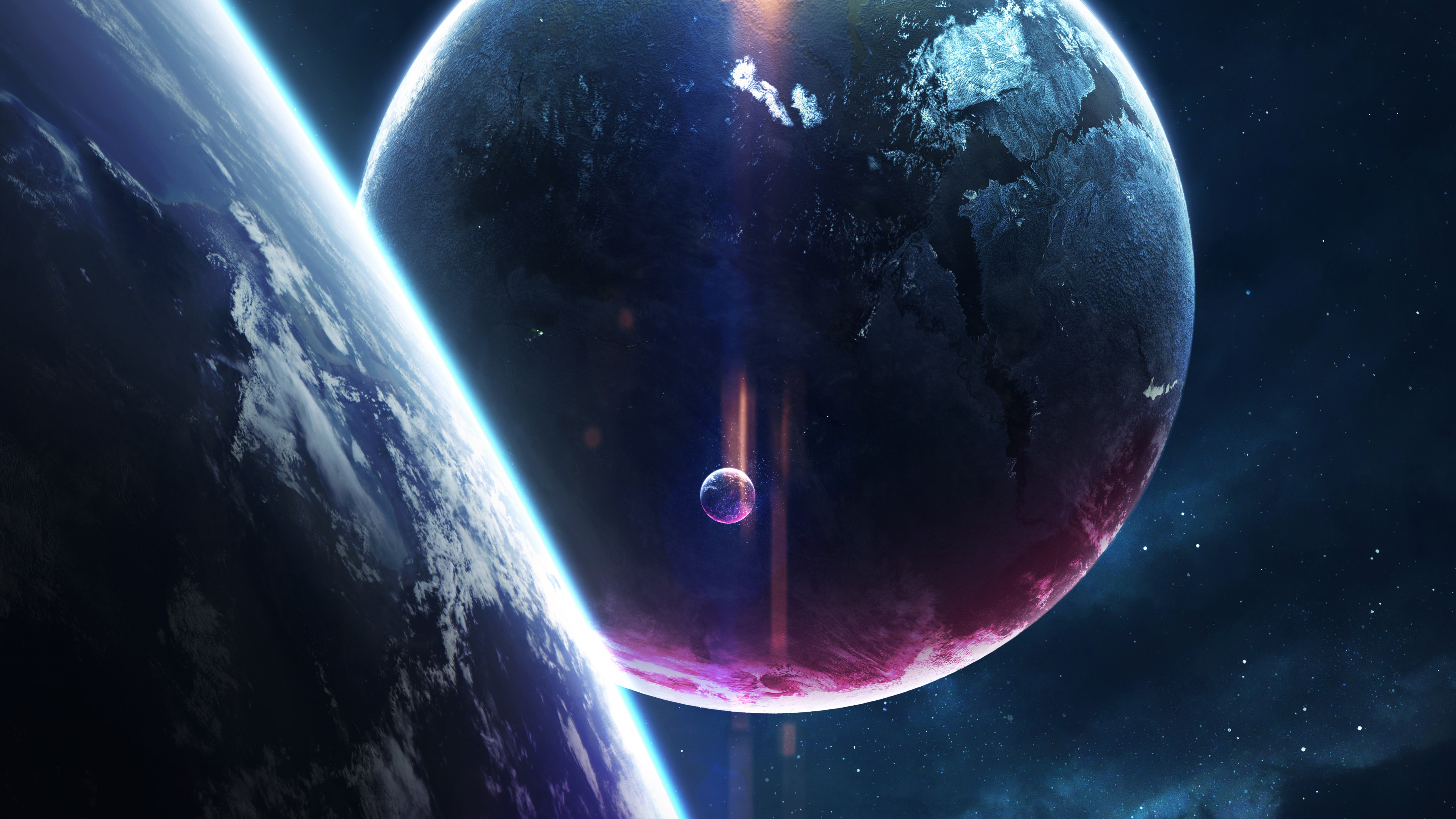 Cosmos, Fantasy space, 4k wallpaper, 3840x2160 4K Desktop