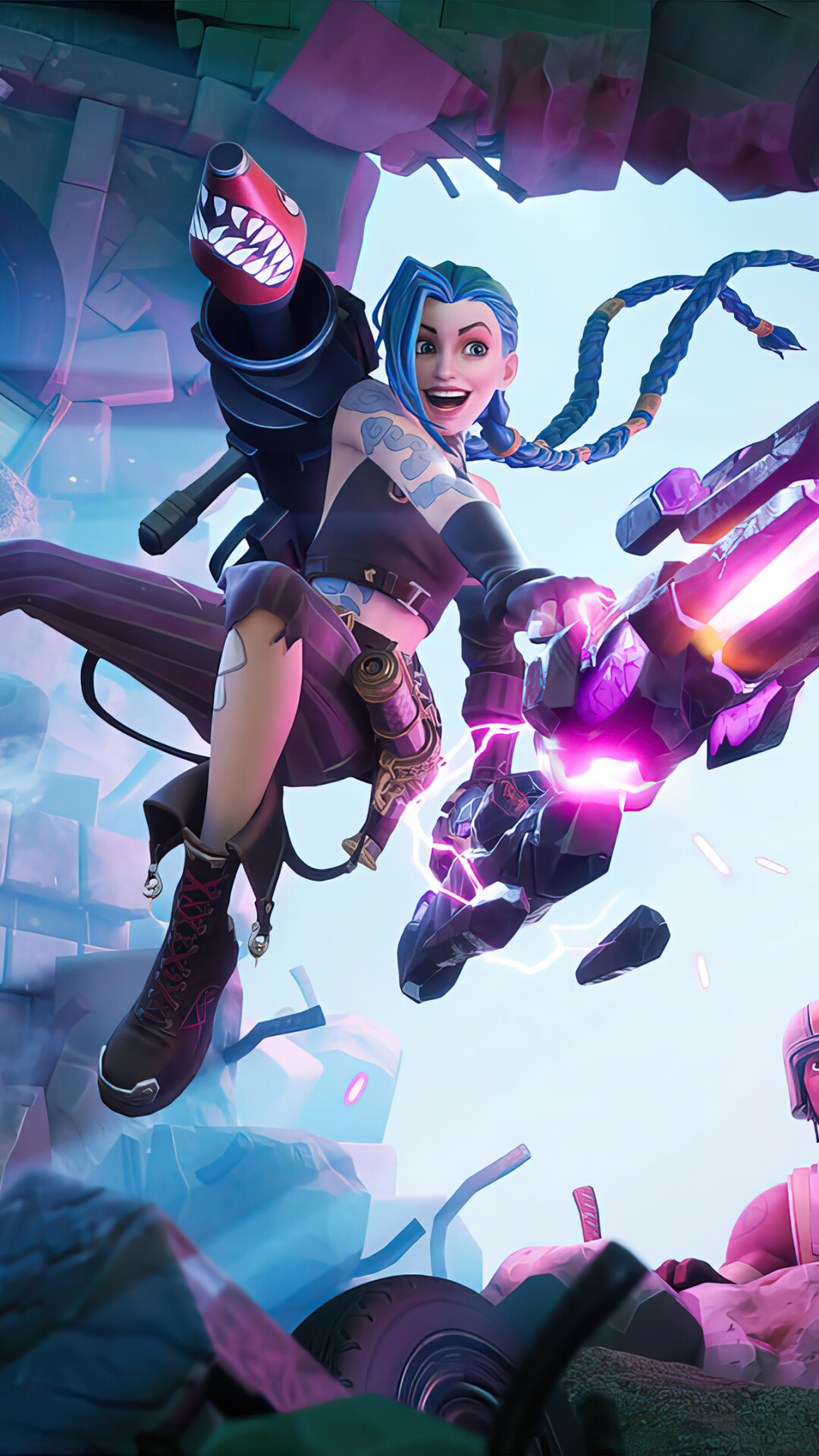 Jinx, Fortnite Wallpaper, 1080x1920 Full HD Phone
