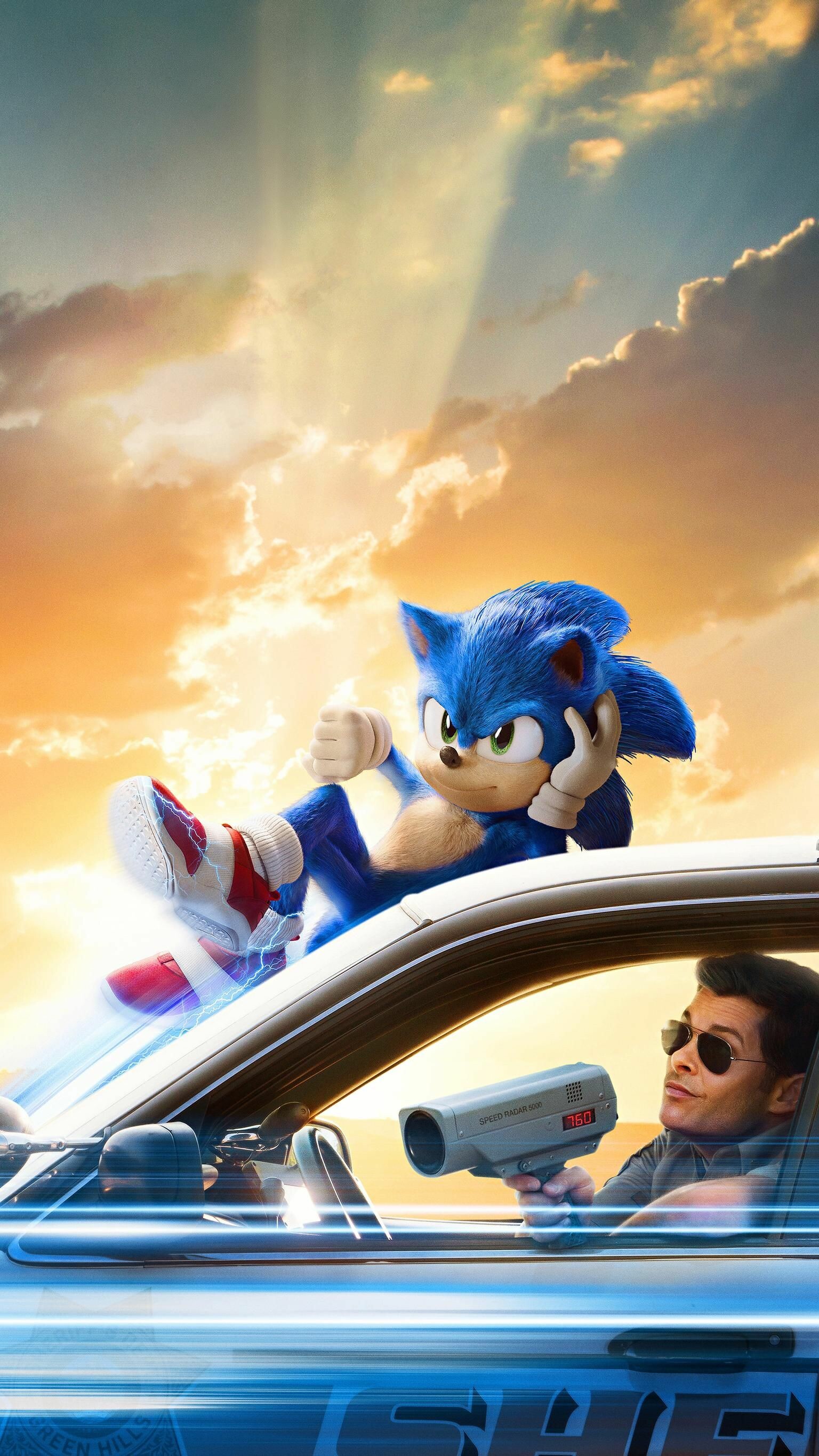 Jim Carrey, Sonic the Hedgehog, Hedgehog movie, 1540x2740 HD Phone