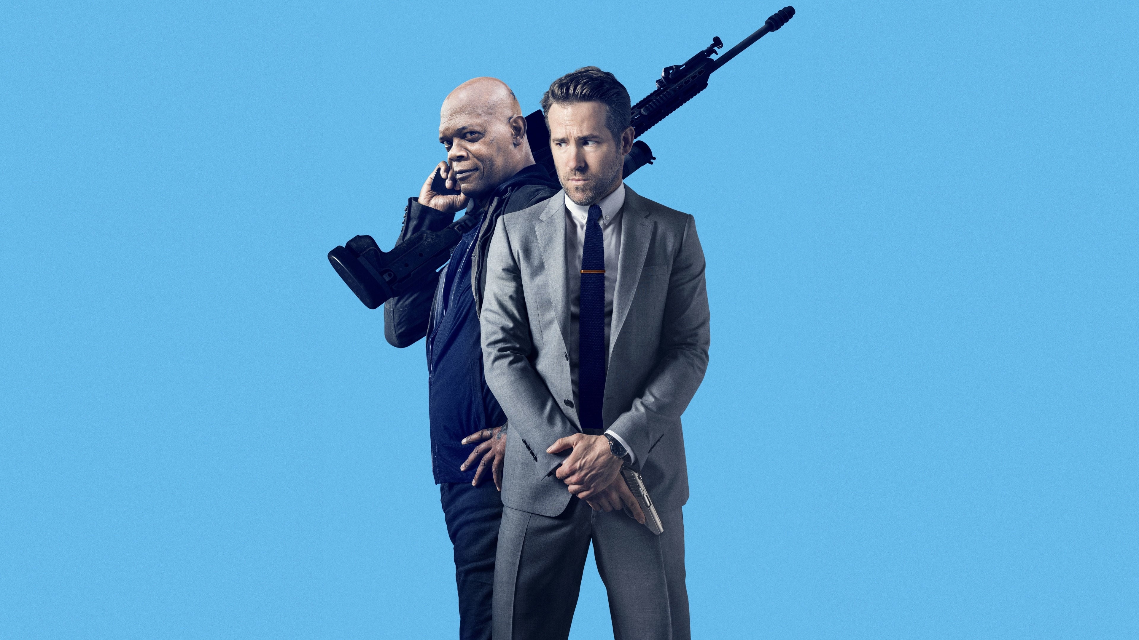 Hitman's Bodyguard, Riveting action, Suspenseful plot, On-the-edge, 3840x2160 4K Desktop