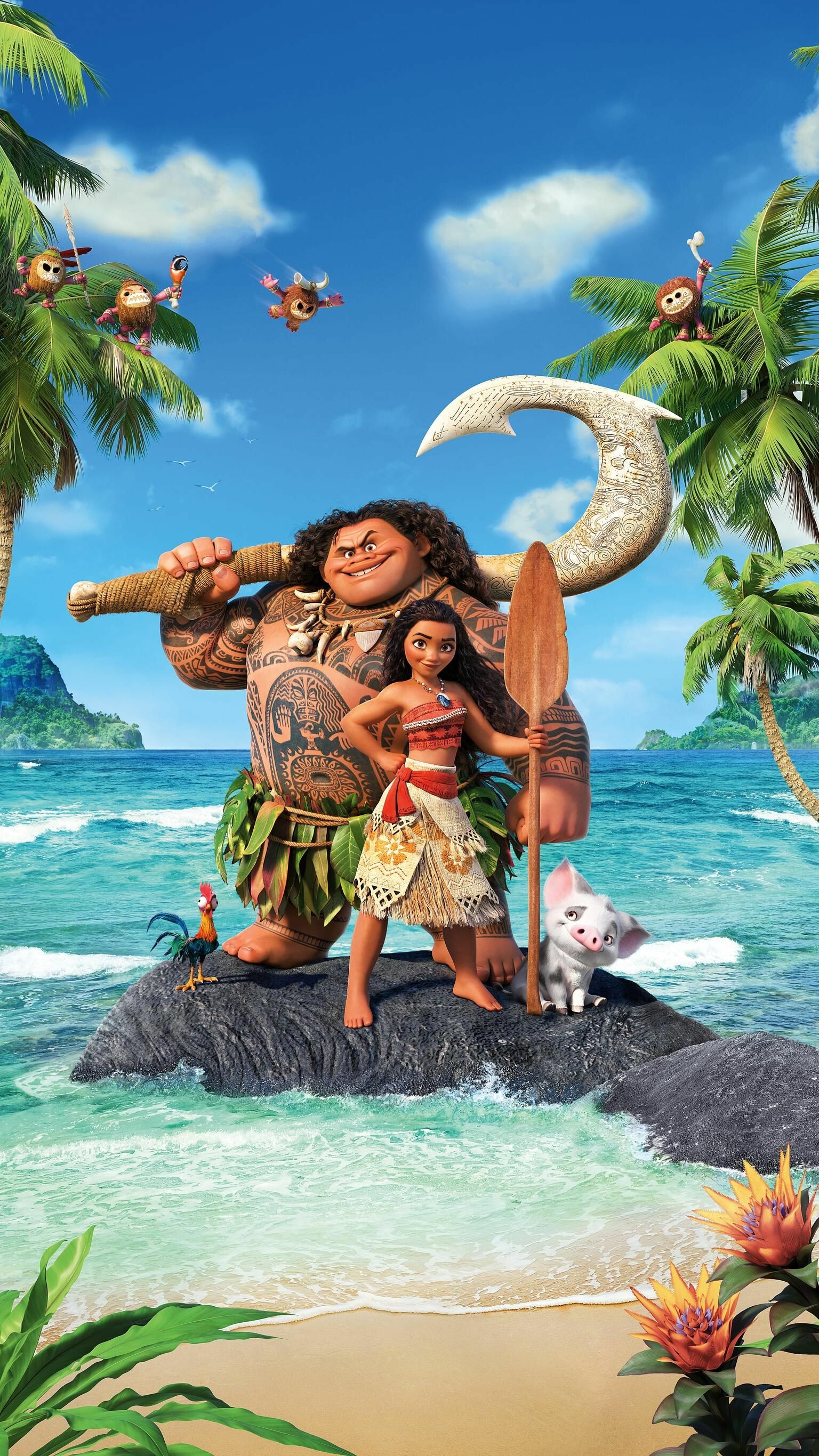 Moana animation, 2016 phone moviemania, 1540x2740 HD Phone