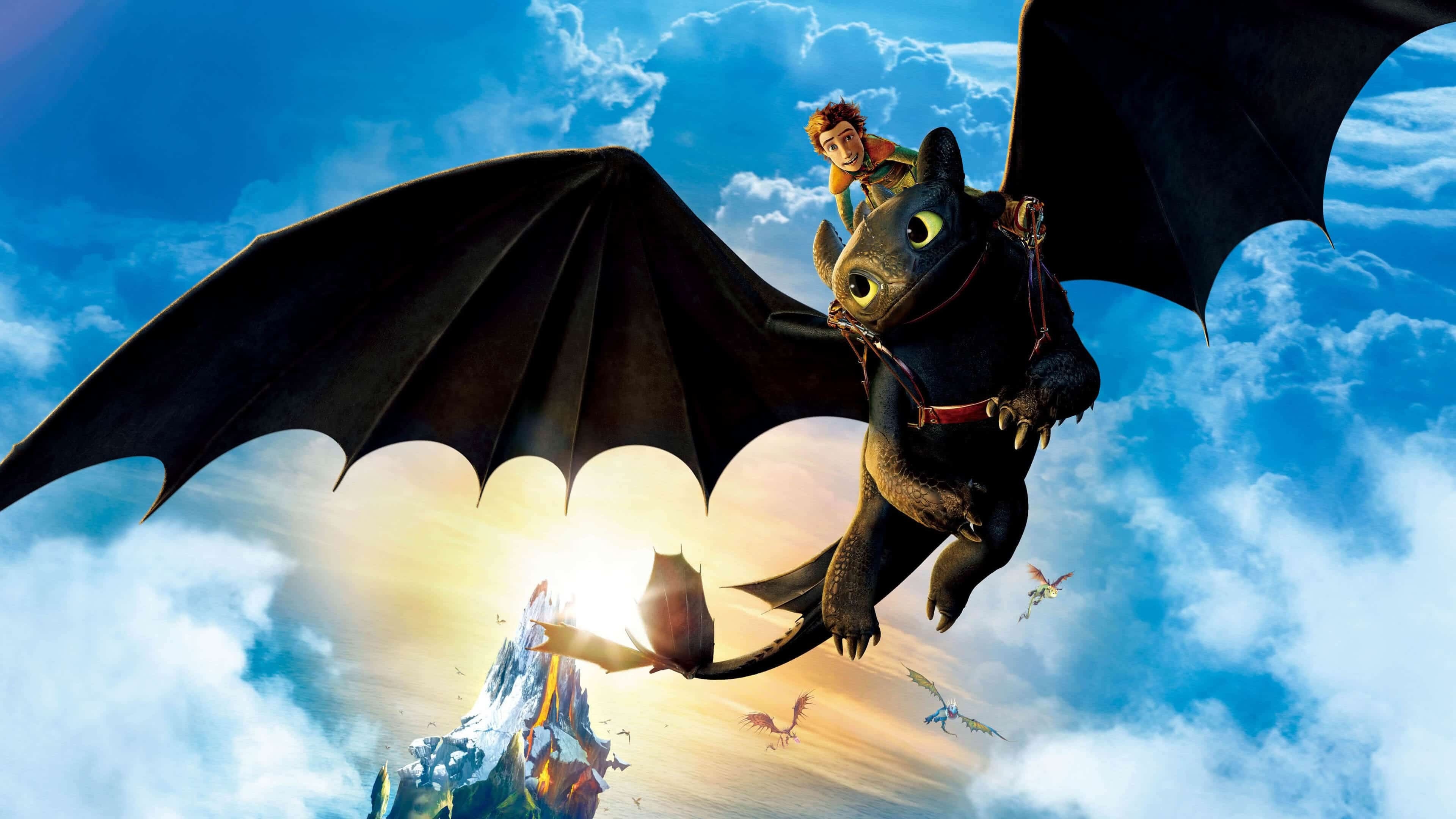 DreamWorks movies, How to Train Your Dragon, The Hidden World, Poster, 3840x2160 4K Desktop