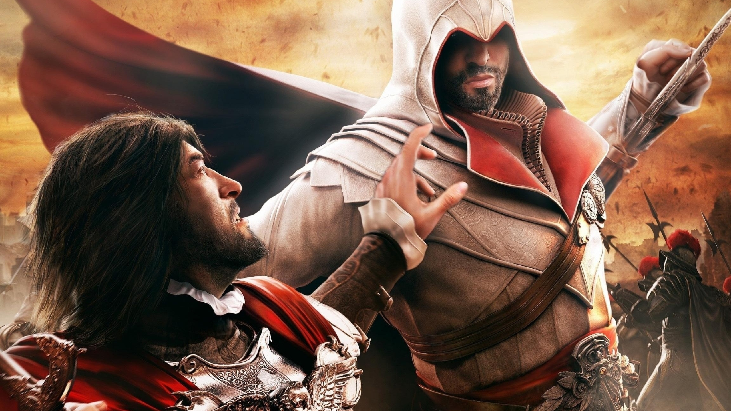 Ezio Auditore da Firenze, Cesare Borgia, Assassin's Creed: Brotherhood, HD Desktop wallpaper