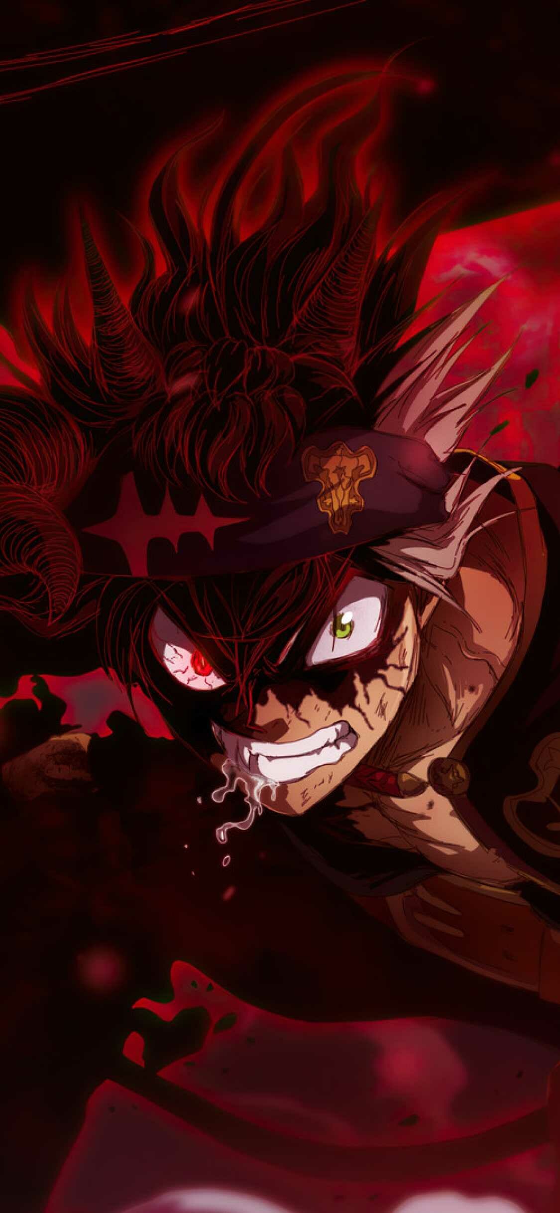 Black Clover wallpaper, High-quality image, Anime greatness, Epic visuals, 1130x2440 HD Phone