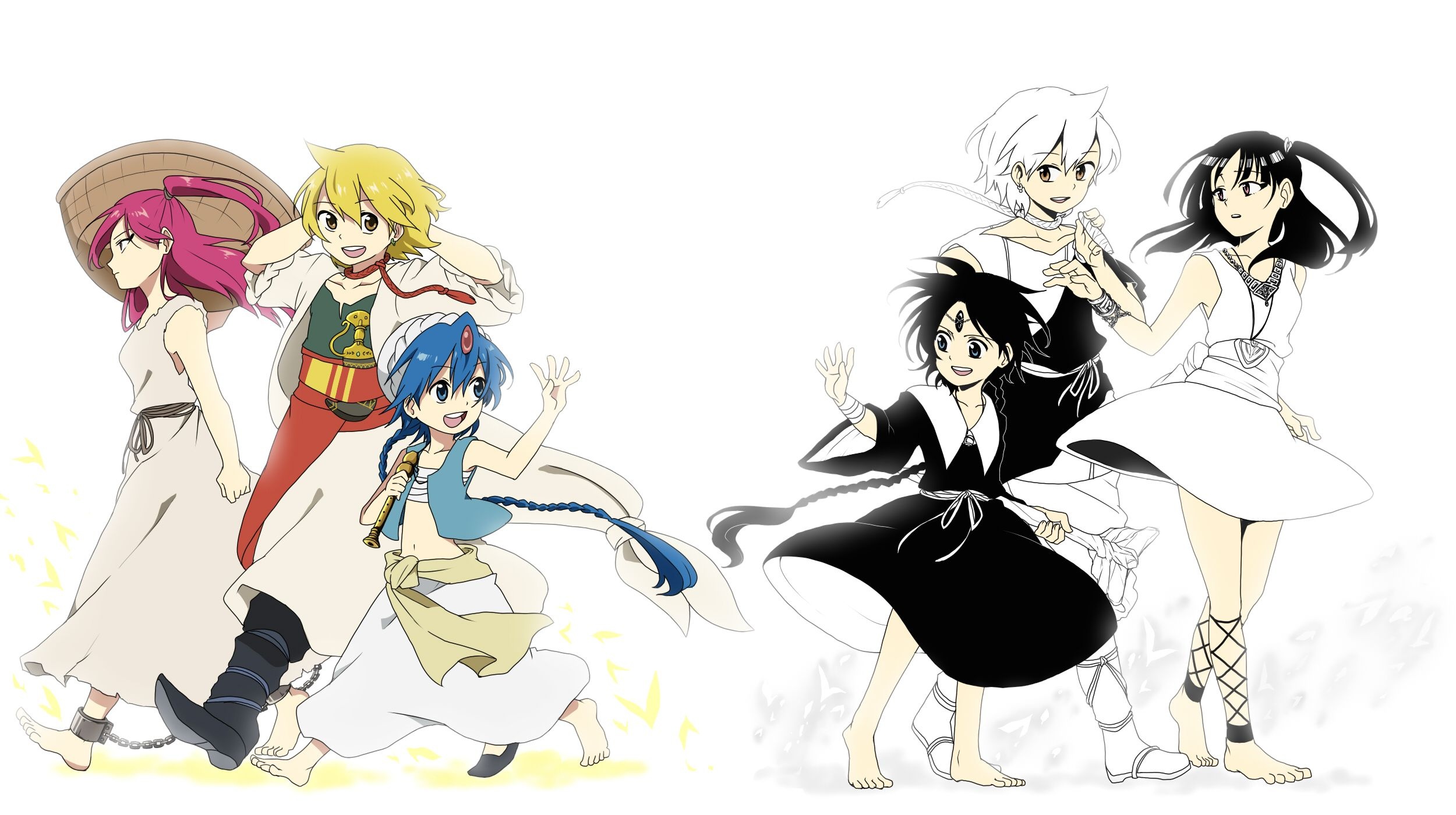 Magi Aladdin grown up, Anime keywords, Magical kingdom, 2500x1400 HD Desktop