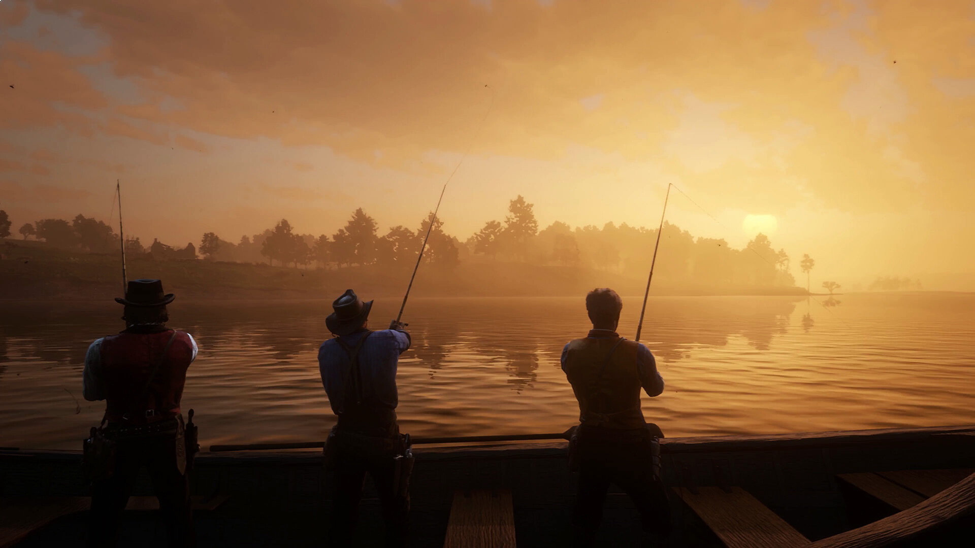 Red Dead Redemption 2, Fishing Wallpaper, 1920x1080 Full HD Desktop