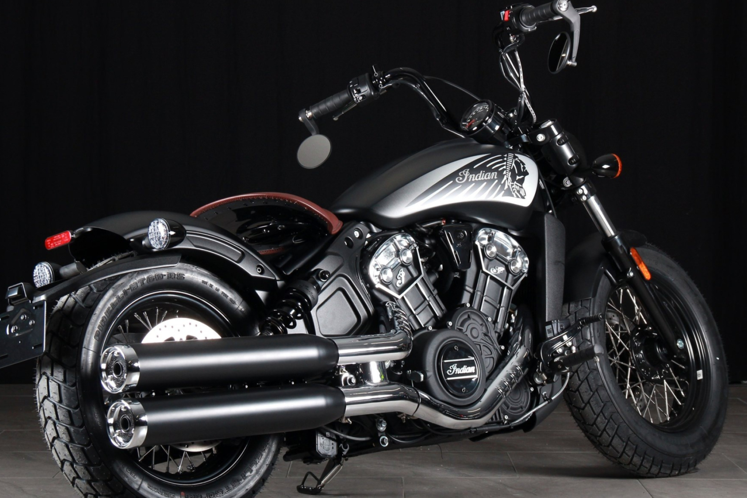 Indian Scout Bobber Twenty, Thunder Black, New vehicle, Auto, 2400x1600 HD Desktop