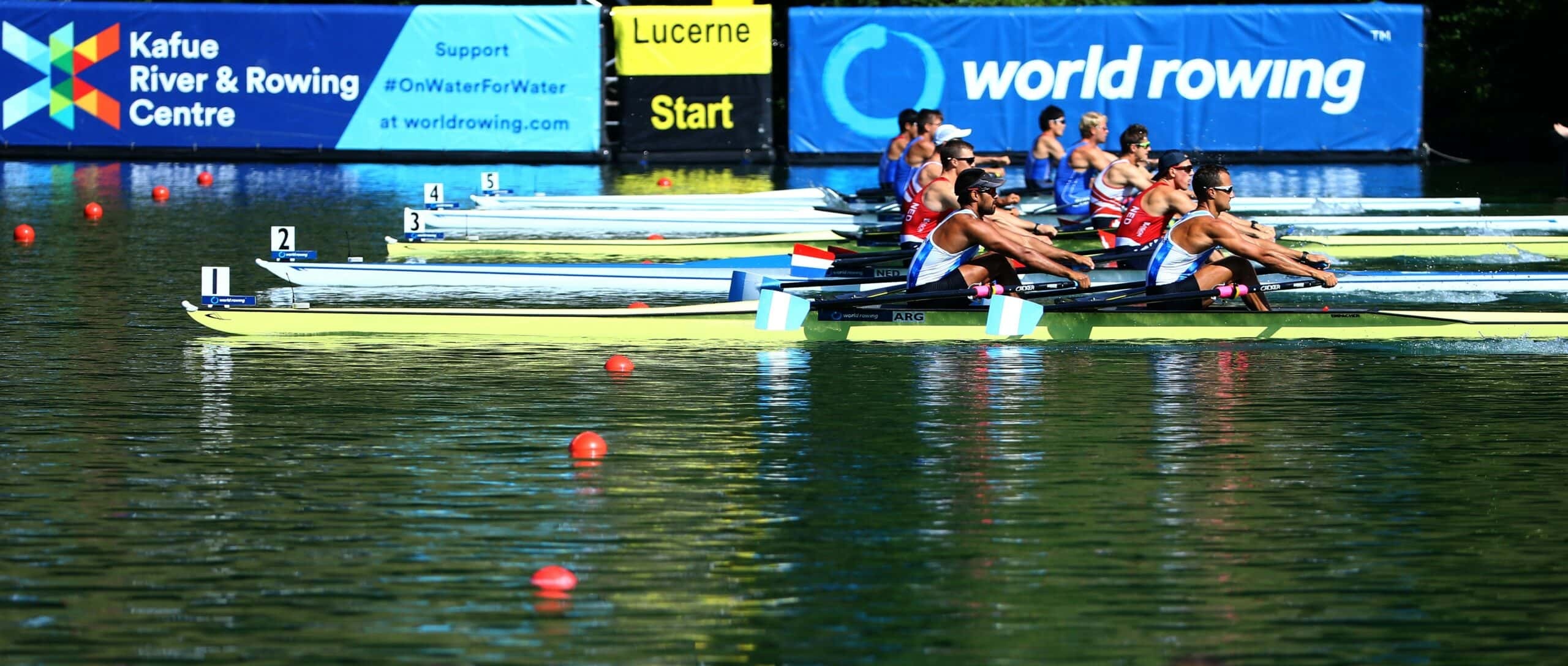 2021 World Rowing Cup II, Rowing Wallpaper, 2560x1090 Dual Screen Desktop