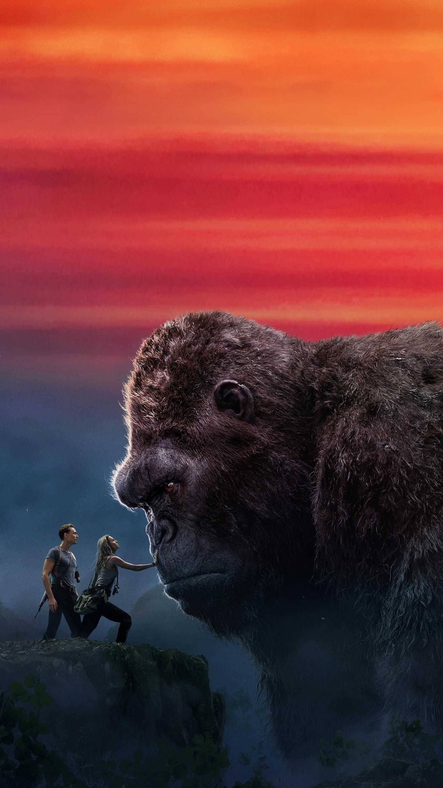 Kong Skull Island 2017, Thrilling phone wallpaper, Majestic imagery, Epic, 1540x2740 HD Phone