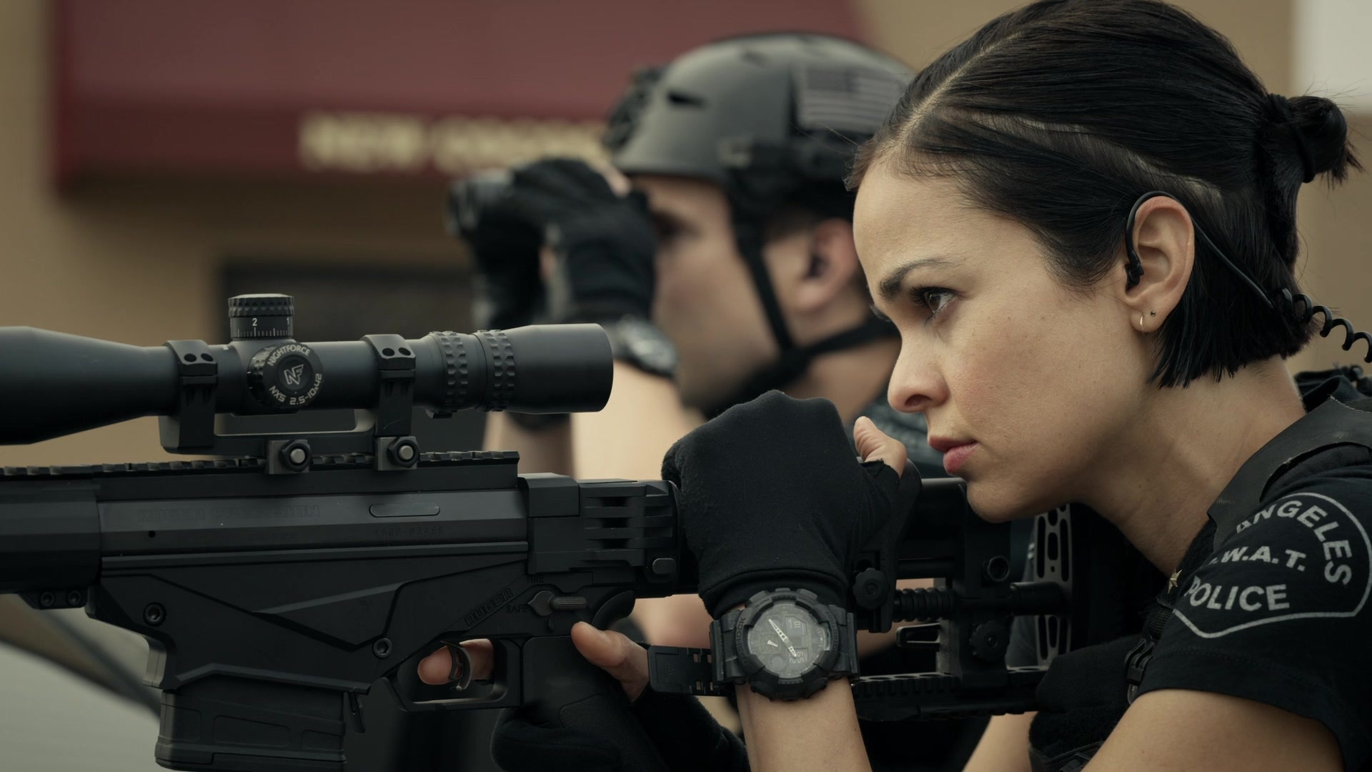 S. W. A. T., TV Series, Casio G Shock watch, Lina Esco, 1920x1080 Full HD Desktop