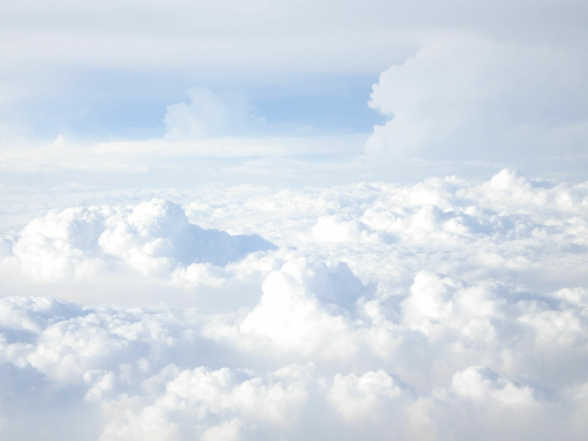 Clouds, White clouds, Pure beauty, Fluffy formations, 2050x1540 HD Desktop