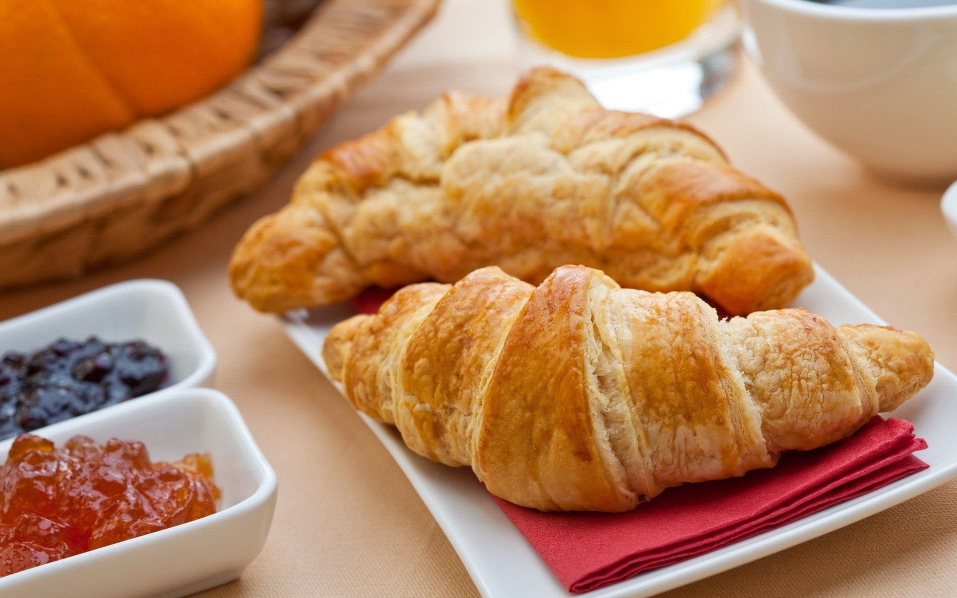 Croissant HD wallpaper, Background image, Delicious, Tasty treat, 1920x1200 HD Desktop