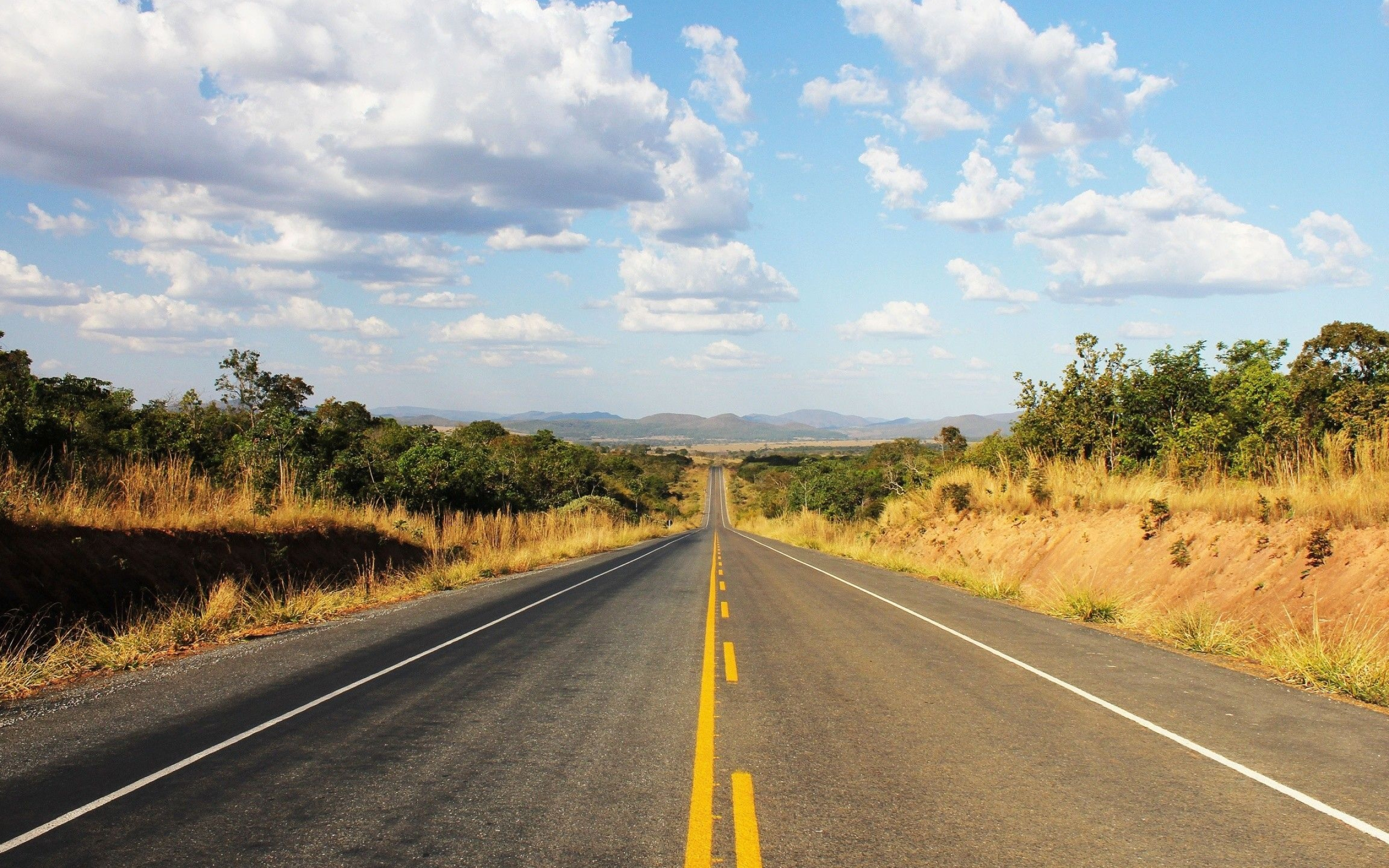 Empty road, Highway Wallpaper, 2560x1600 HD Desktop