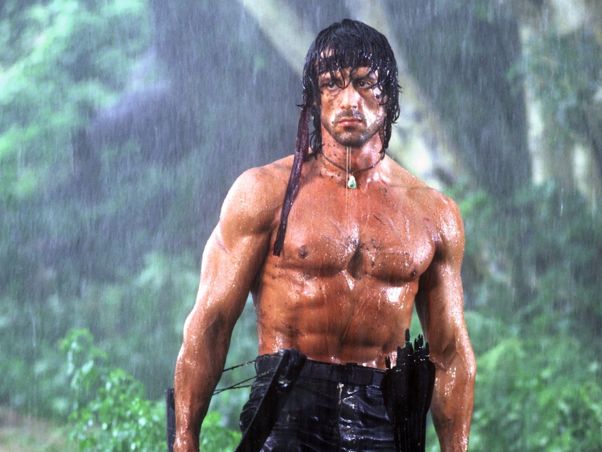 Rambo: First Blood Part II, Intense battlefields, Gritty warfare, Unforgettable sequel, 1920x1440 HD Desktop