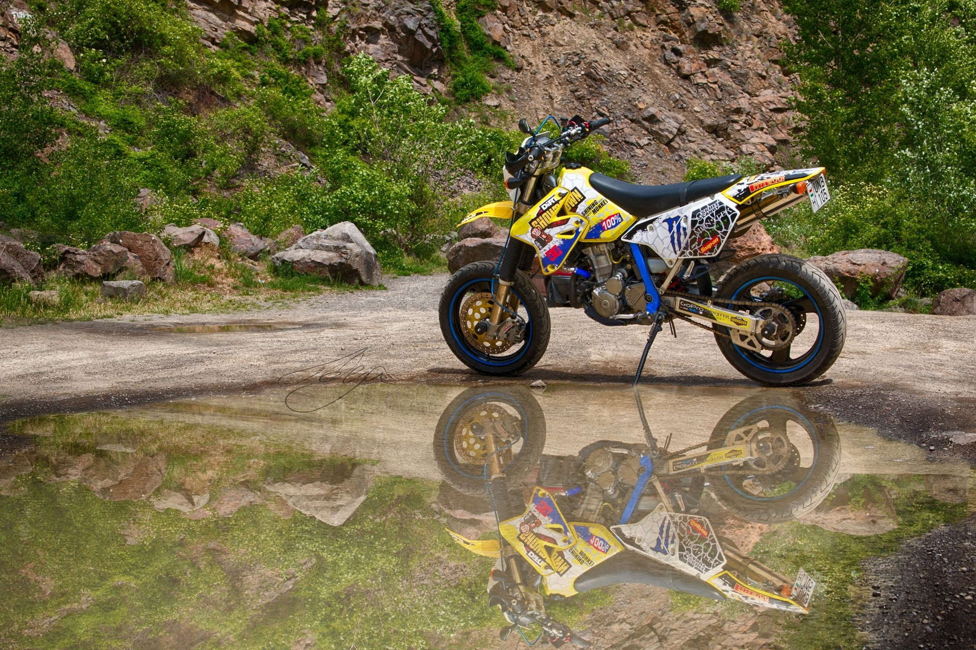 Suzuki DRZ 400 SM, Supermoto Wallpaper, 1920x1280 HD Desktop