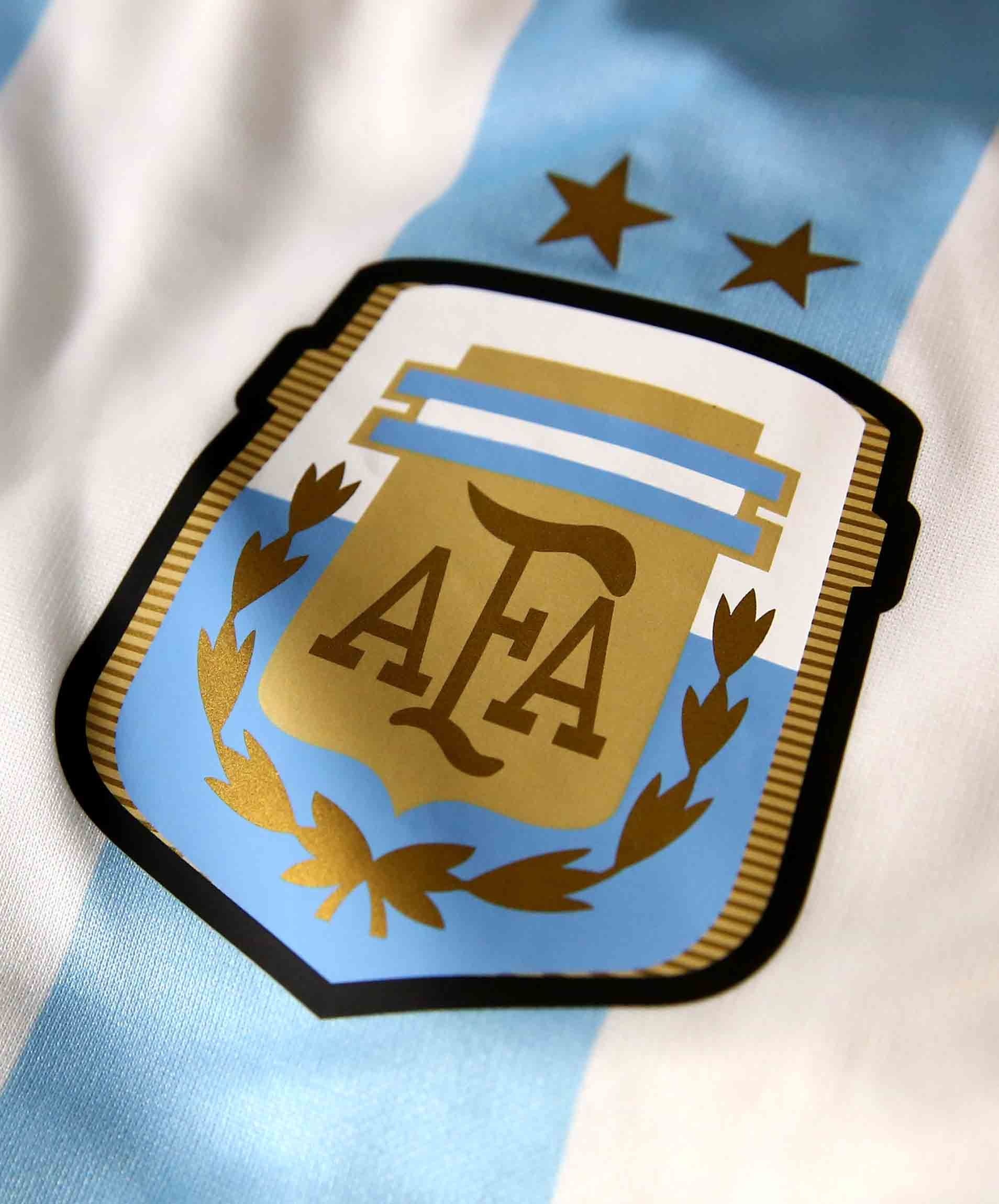 Argentine Football Association crest, Two golden stars, Argentina national team jersey, HD Phone wallpaper