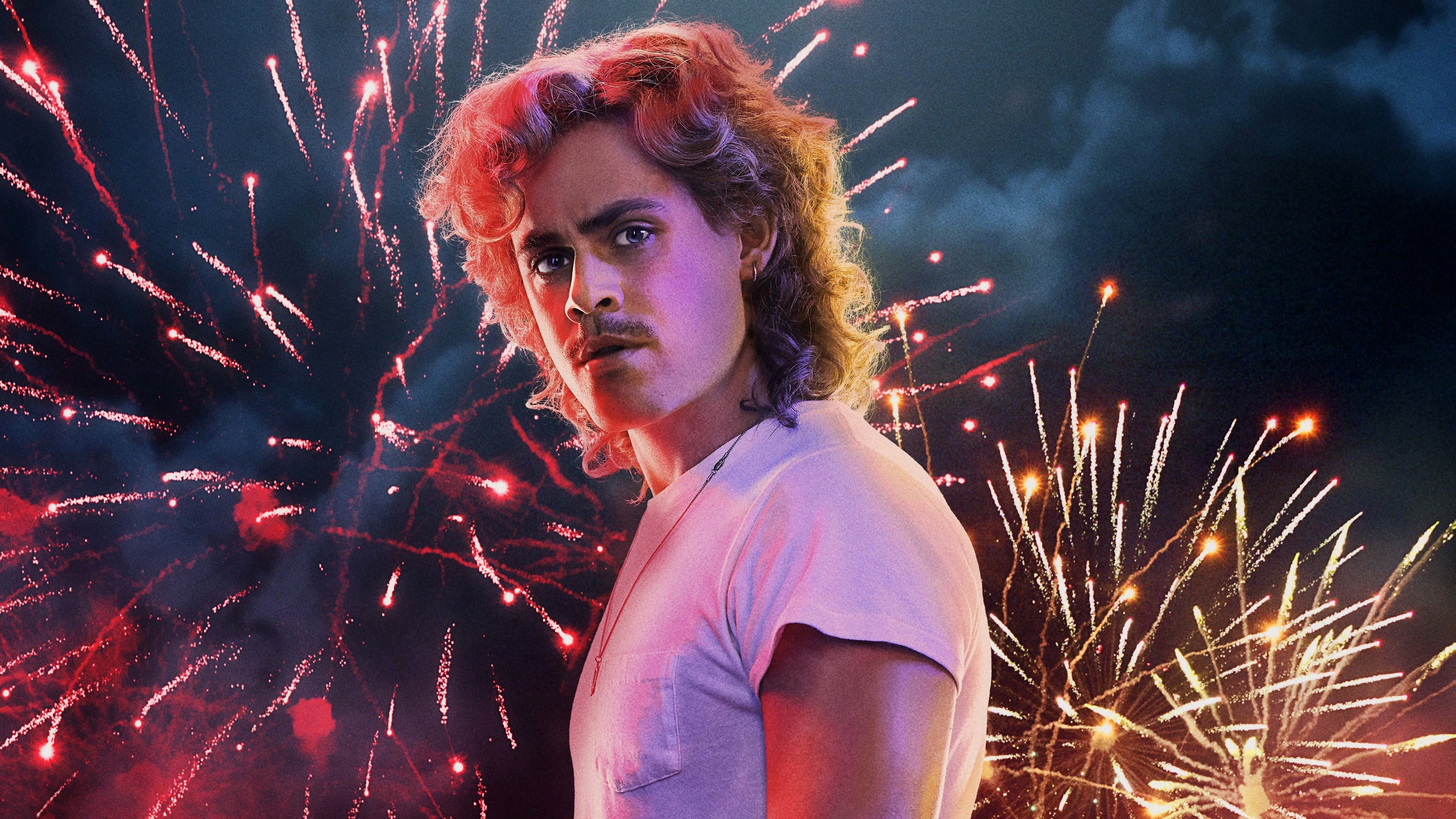 Dacre Montgomery, Stranger Things season 3, Billy Hargrove 8K wallpaper, Powerful portrayal, 3840x2160 4K Desktop
