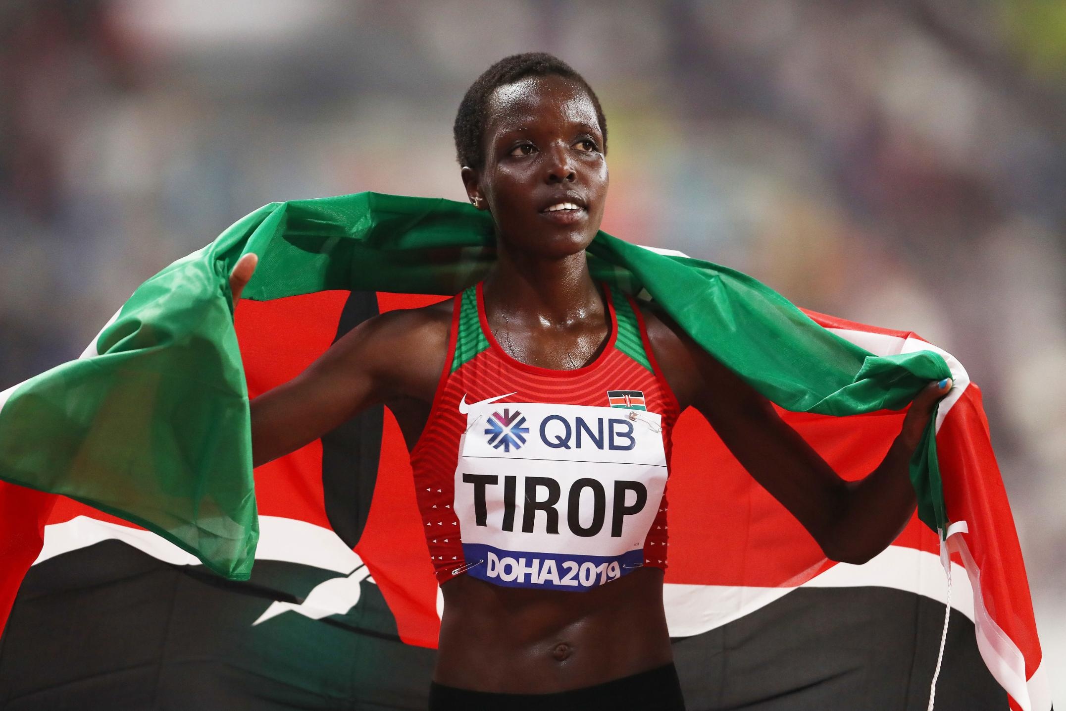Doha 2019, Agnes Tirop Wallpaper, 2160x1440 HD Desktop