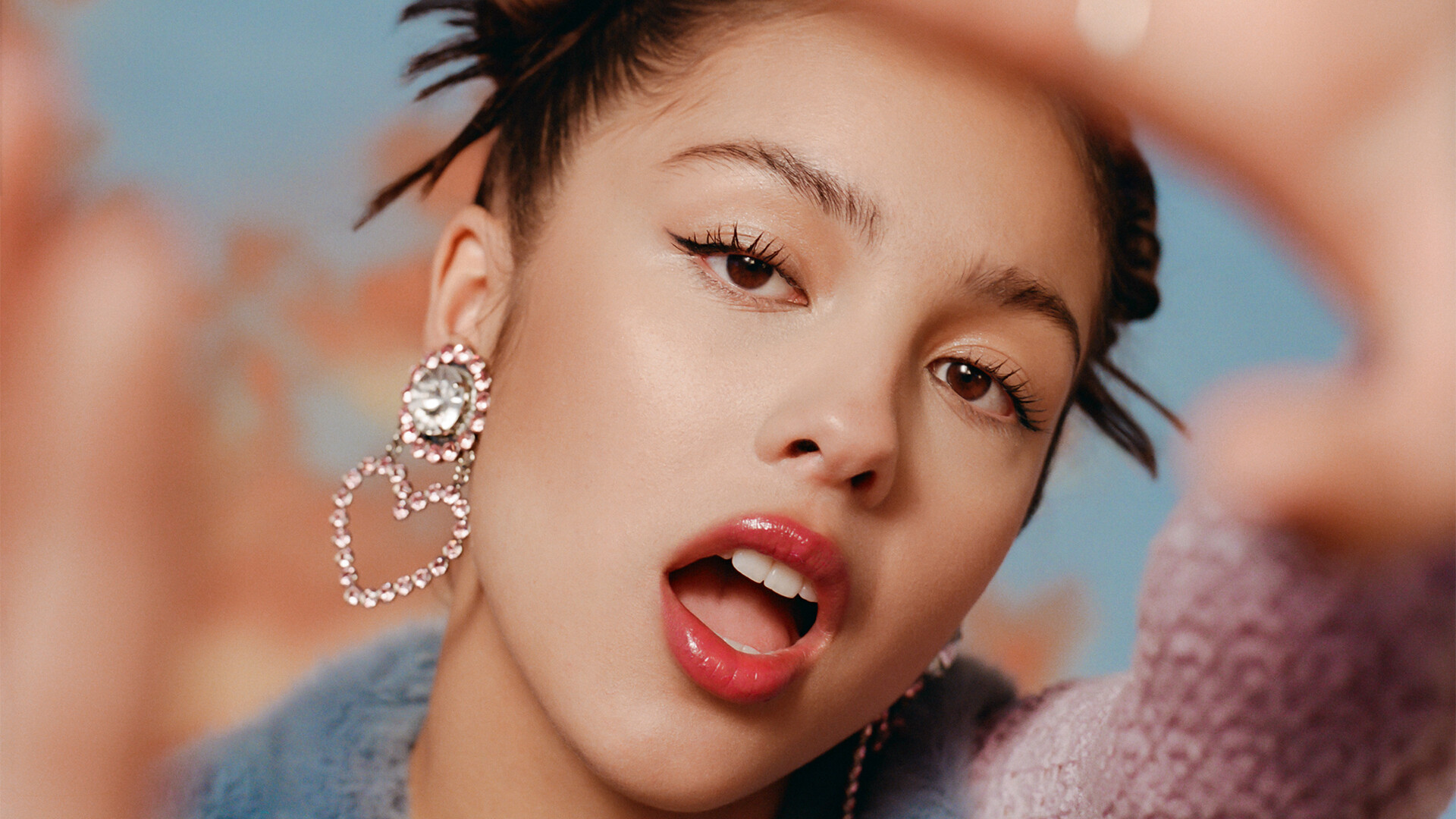 Olivia Rodrigo, Music streaming charts, Top of the year, BTS collaboration, 1920x1080 Full HD Desktop