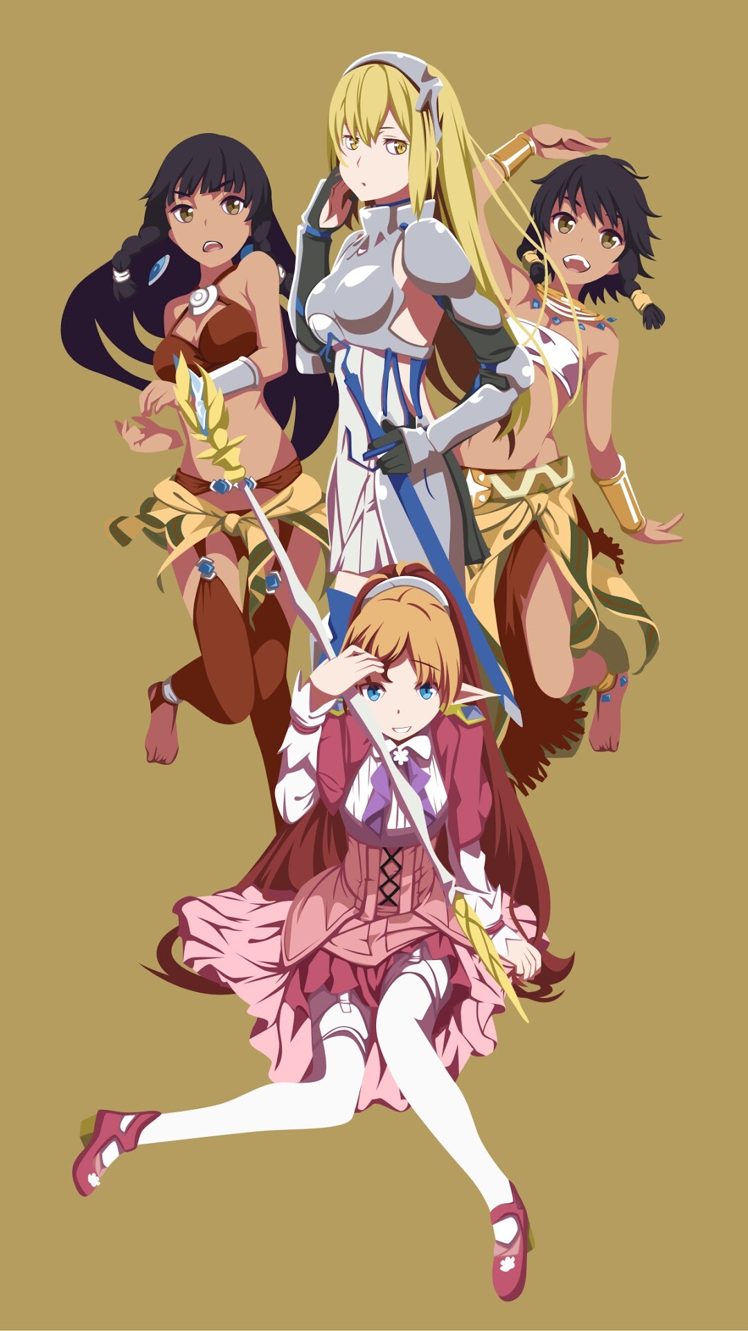 Is It Wrong to Try to Pick Up Girls in a Dungeon?, Beautiful Danmachi background, Christopher Walker's collection, 1080x1920 Full HD Phone